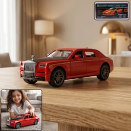 Die-Cast Metal Pull Back Toy Car the Realistic Luxury Sedan Model