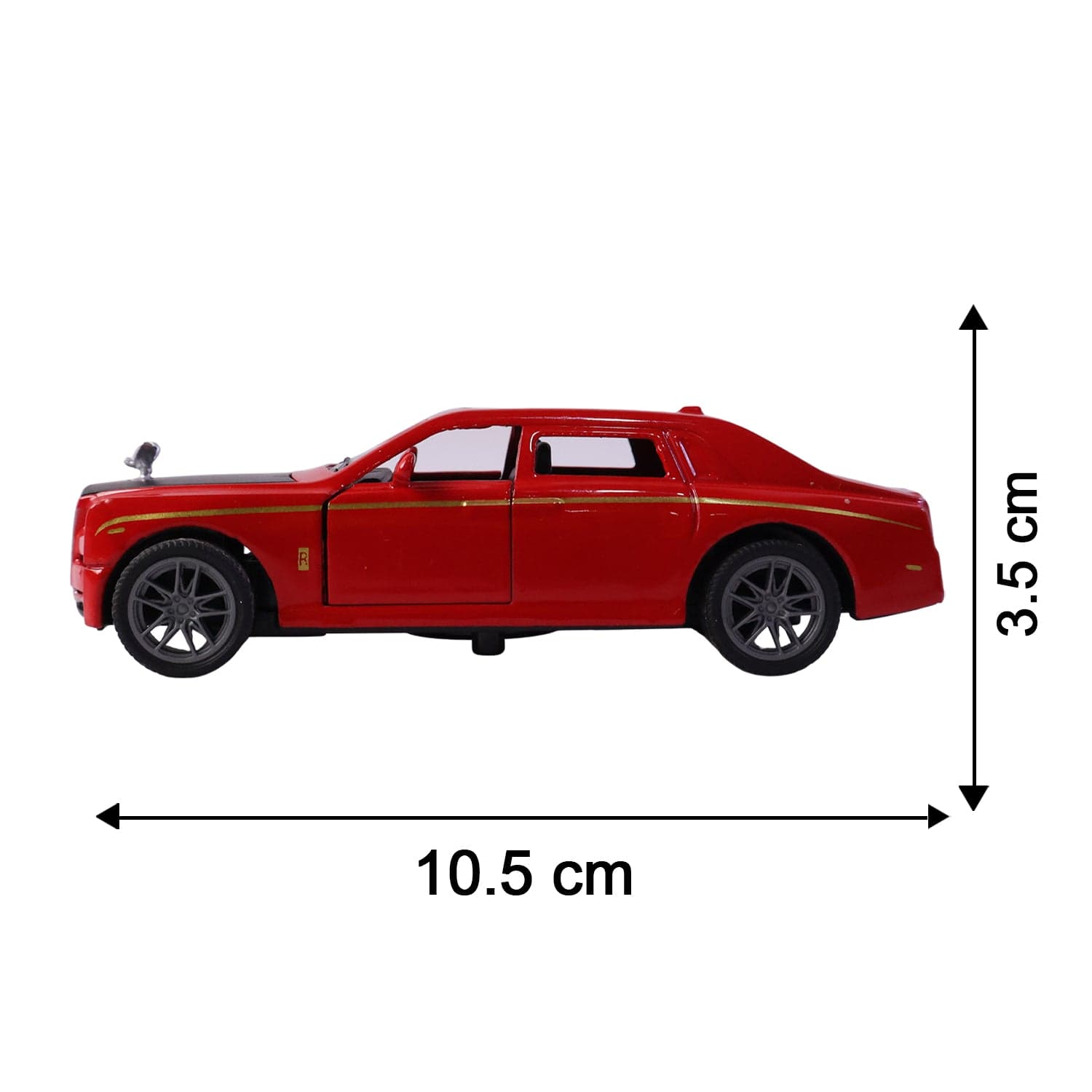 Die-Cast Metal Pull Back Toy Car the Realistic Luxury Sedan Model thumbnail 6
