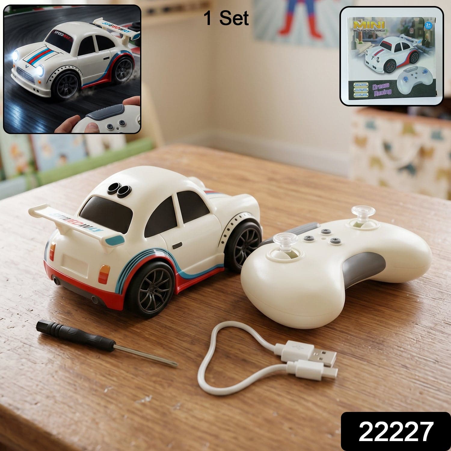 Mini RC Racing Car the High-Speed Stunt and Indoor Play Fun thumbnail 3
