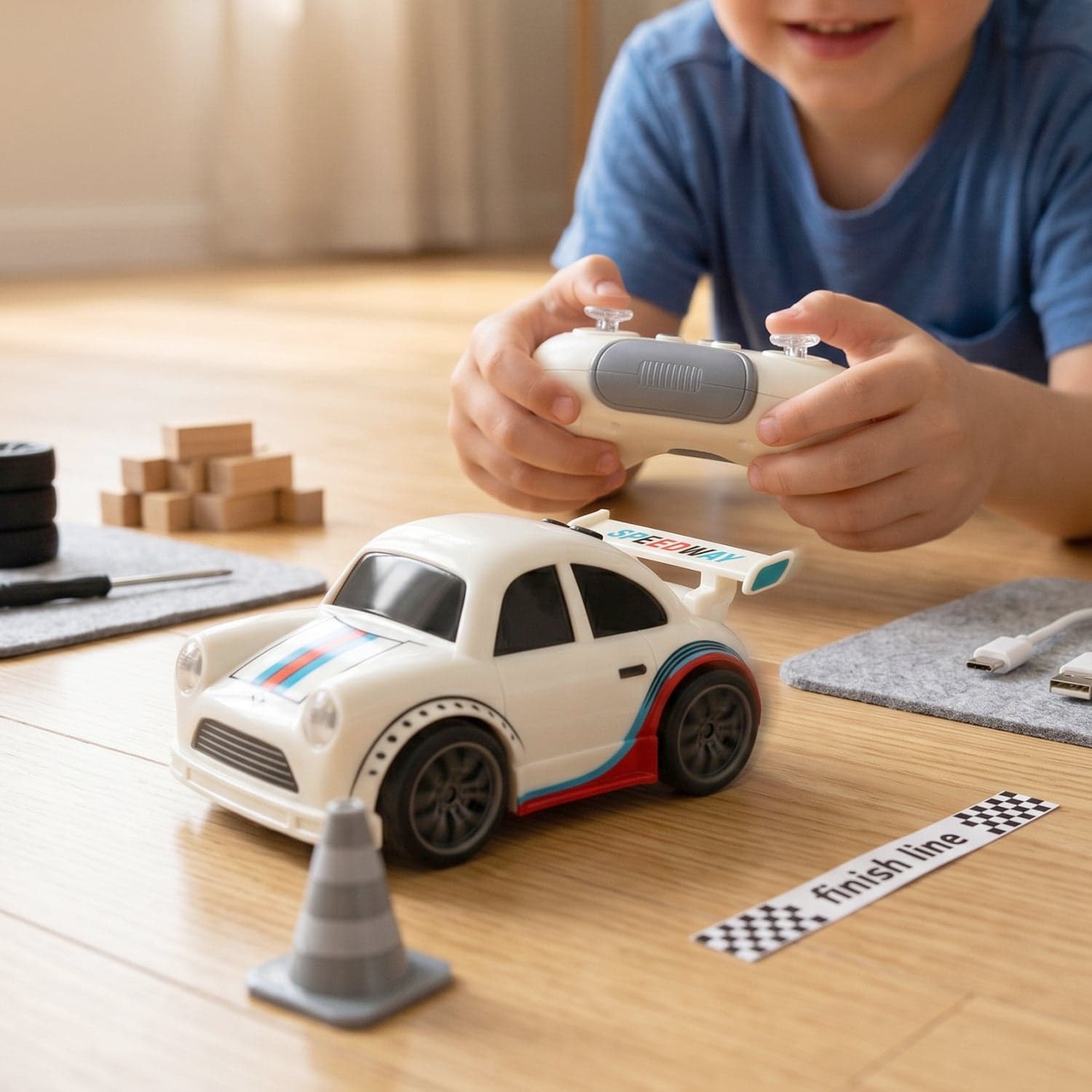 Mini RC Racing Car the High-Speed Stunt and Indoor Play Fun thumbnail 5
