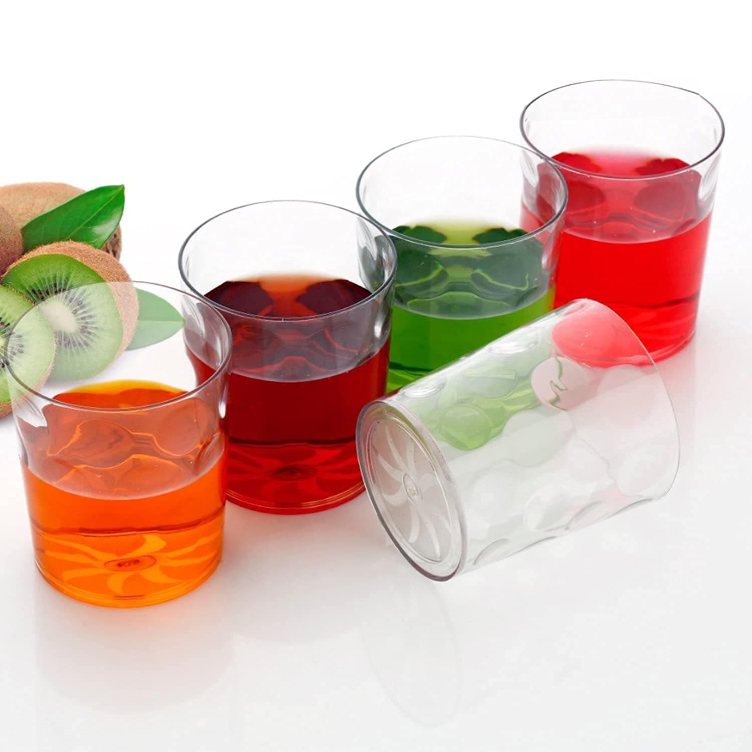Magic Glass Clear Glass Bubble Water Juice Glasses (6 Pcs Set) thumbnail 5