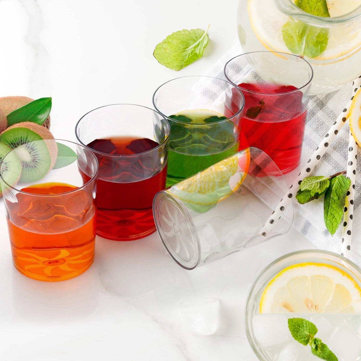 Magic Glass Clear Glass Bubble Water Juice Glasses (6 Pcs Set) thumbnail 7