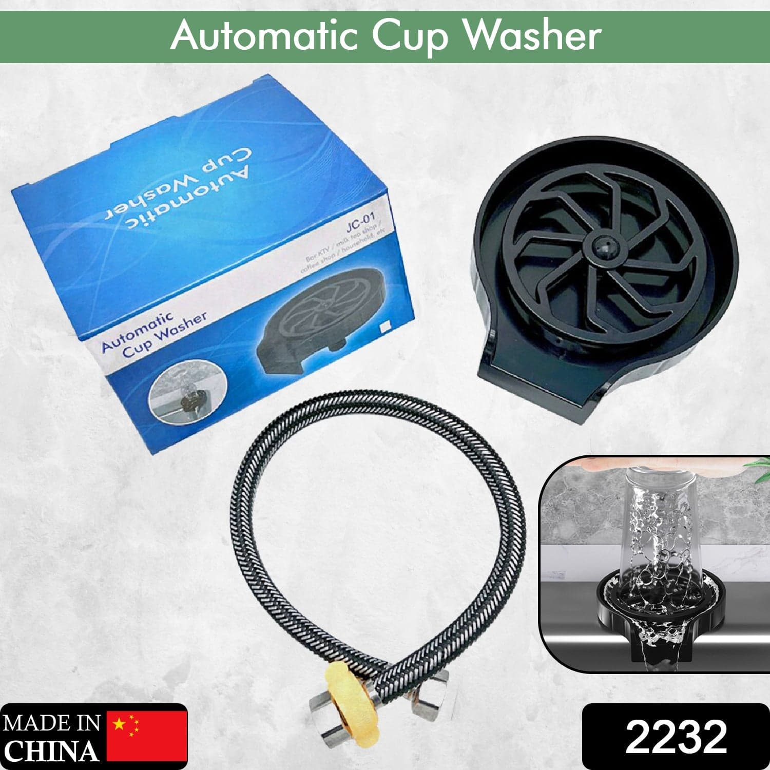 Automatic Cup Washer Or Glass Rinser For Kitchen Sink thumbnail 2