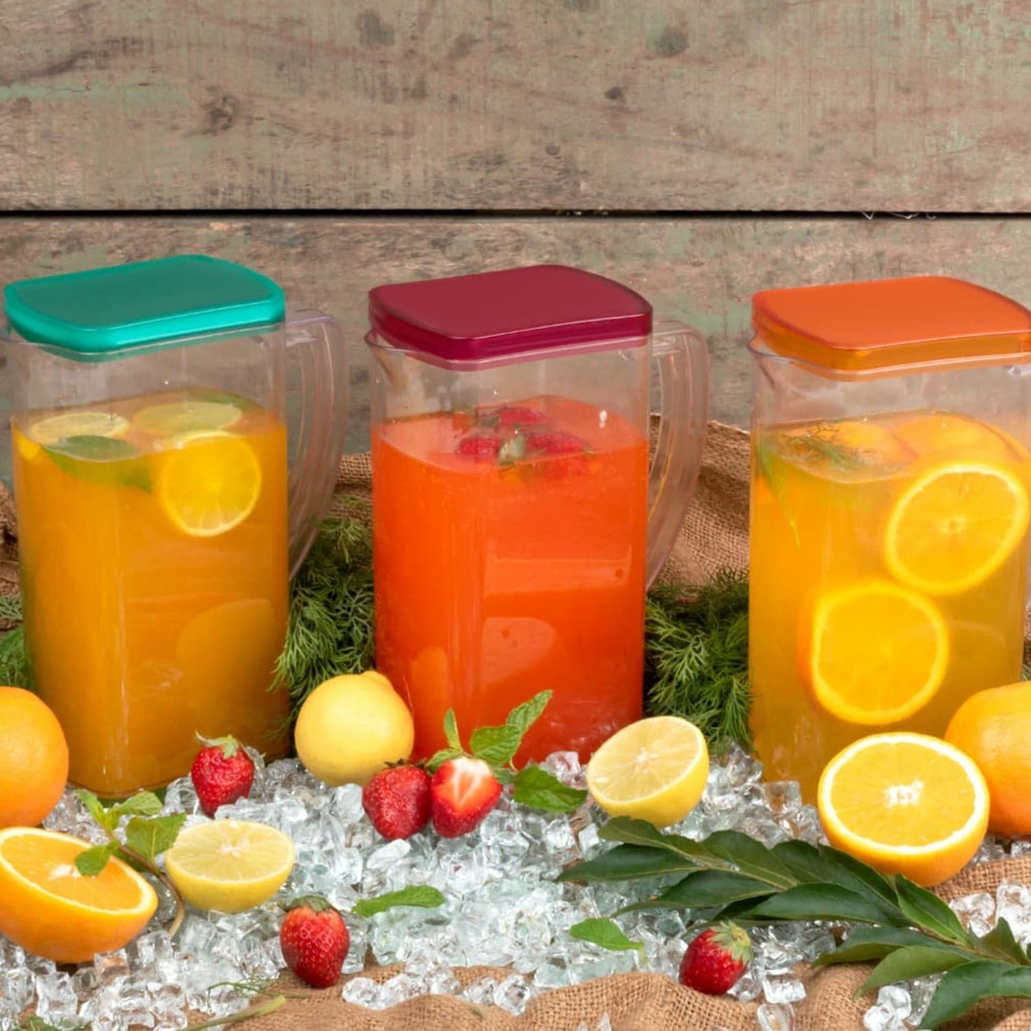 Resistant Glass Jug for Juice, Milk, Cold or Hot Beverages (plastic) thumbnail 3