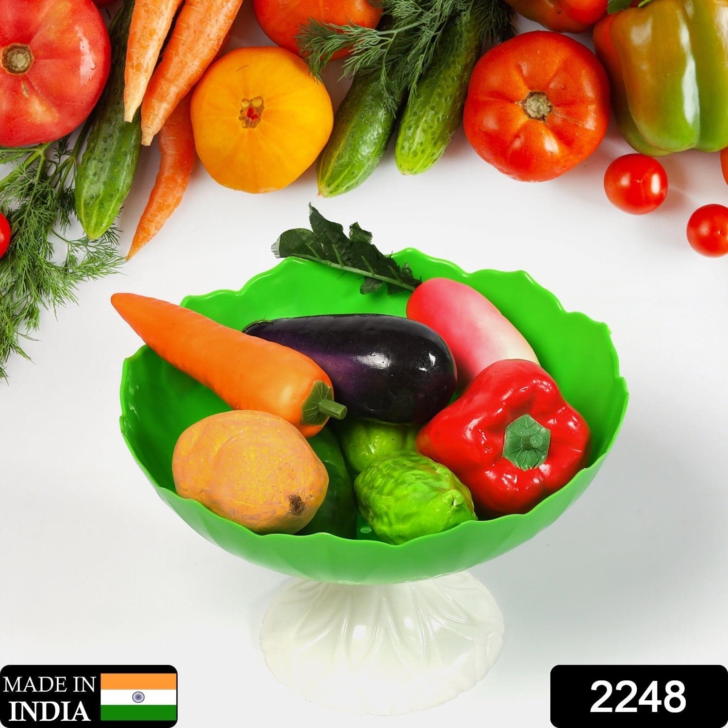Fruit Storage Basket, Egg, Vegetable, Bread, Rice Storage Bowl Stand For Kitchen Counter, Cabinet And Pantry thumbnail 2