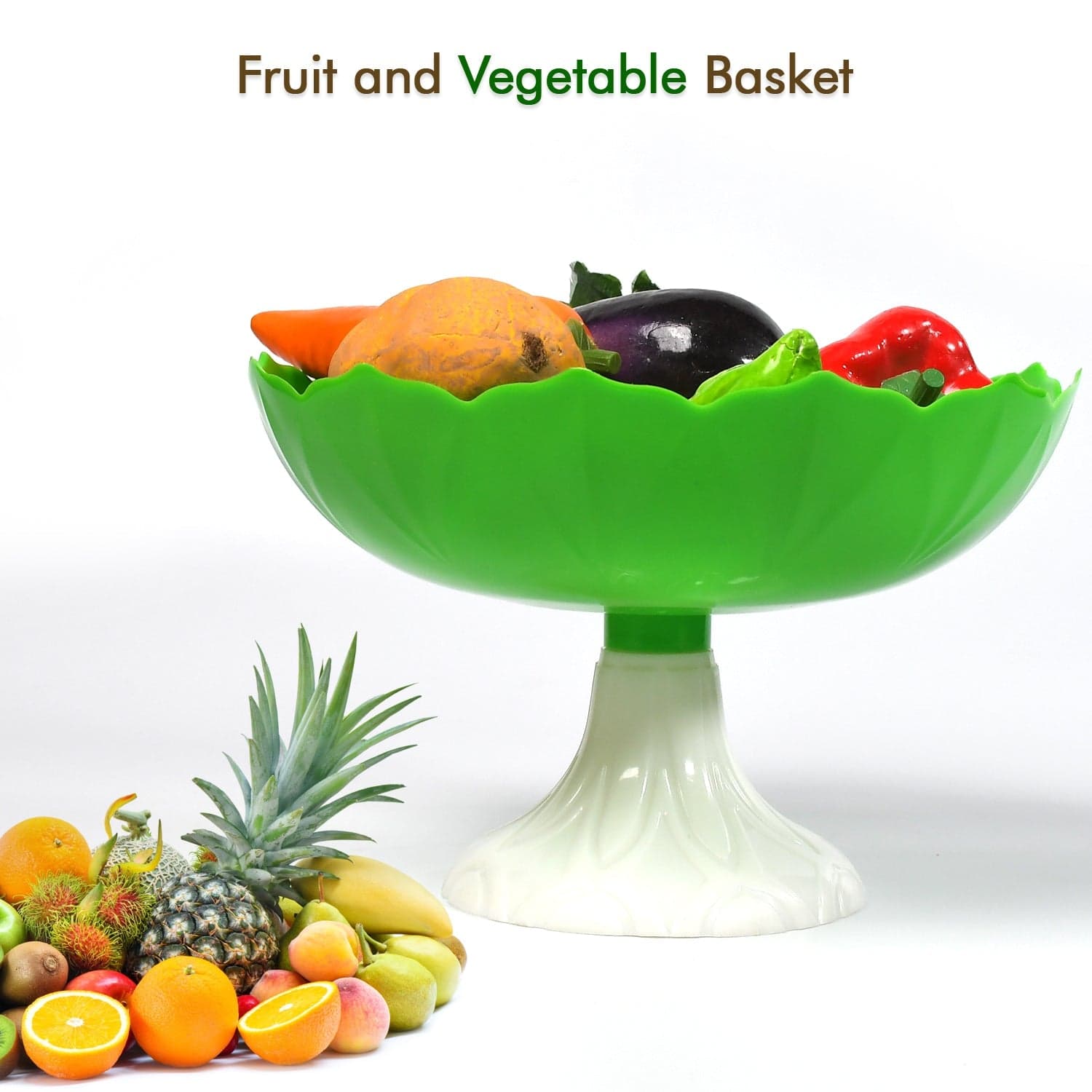 Fruit Storage Basket, Egg, Vegetable, Bread, Rice Storage Bowl Stand For Kitchen Counter, Cabinet And Pantry thumbnail 3