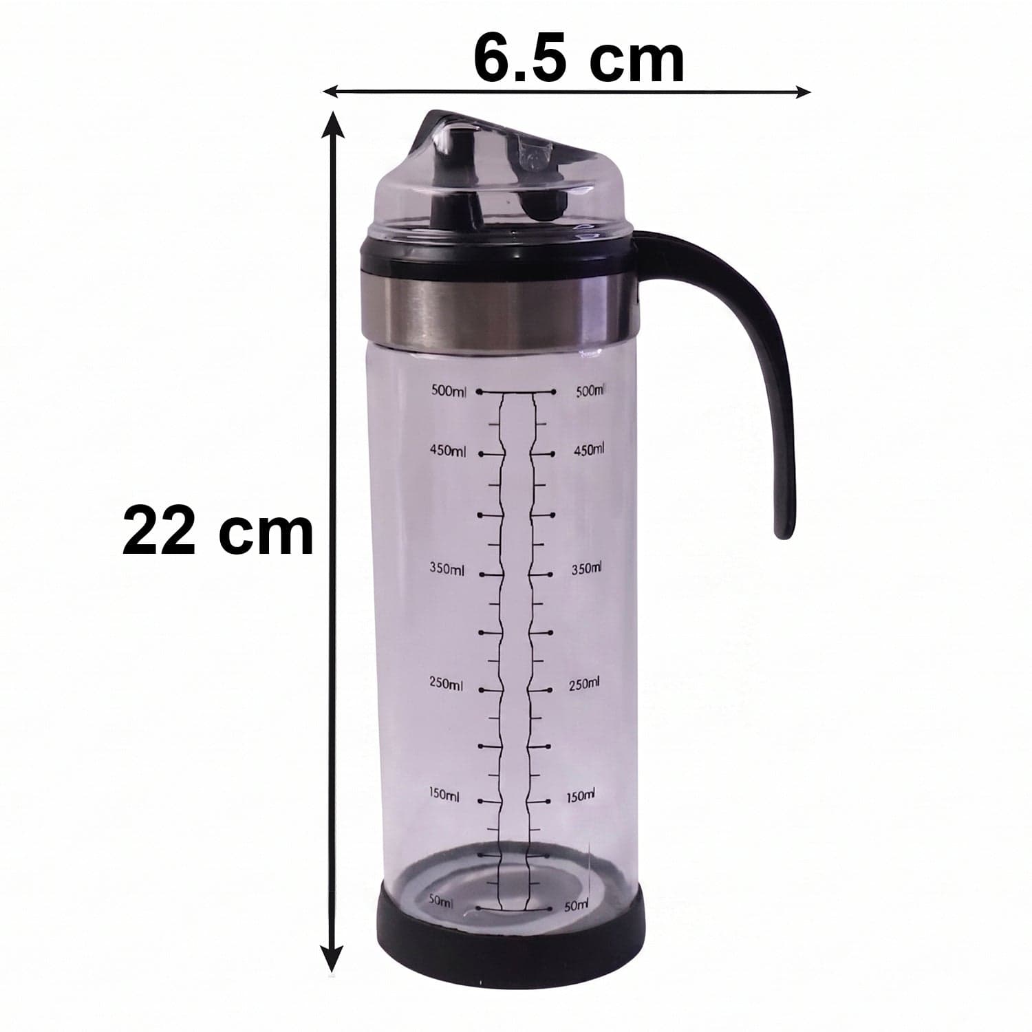 Glass Oil Dispenser Bottle the Leak-Proof, Auto Flip Lid & Handle thumbnail 6