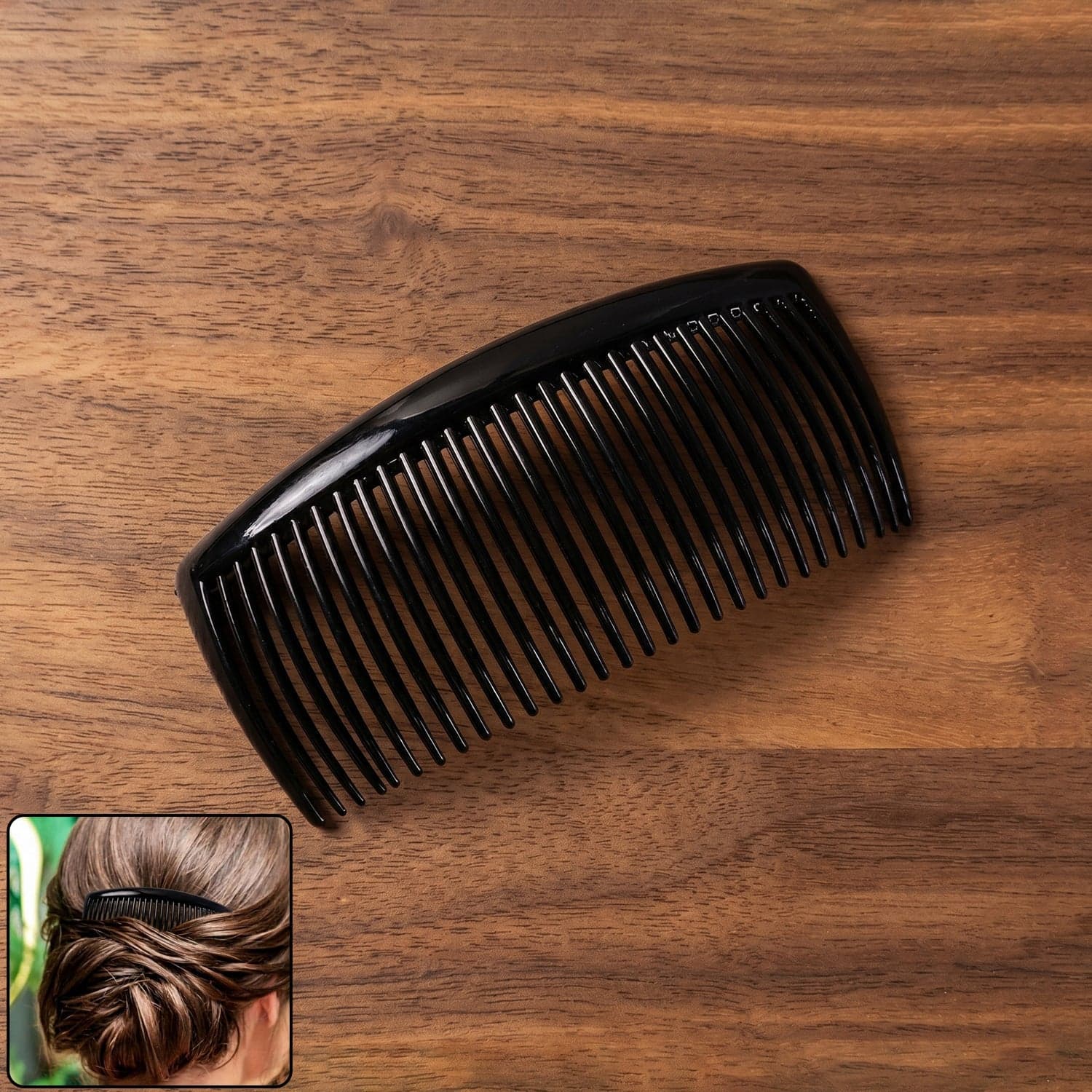 Plastic Hair Styling Side Comb the Firm Grip for Updos & Buns thumbnail 3