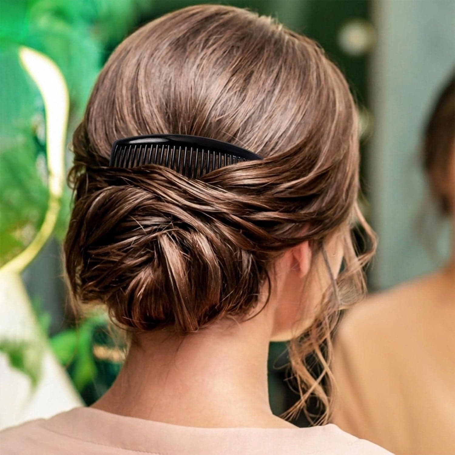 Plastic Hair Styling Side Comb the Firm Grip for Updos & Buns thumbnail 7