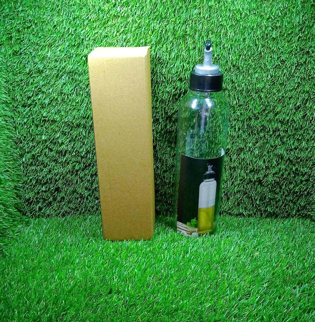 1ltr Plastic Oil Dispenser With Lid - Clear, Drip Free Spout, Controlled Use. thumbnail 11