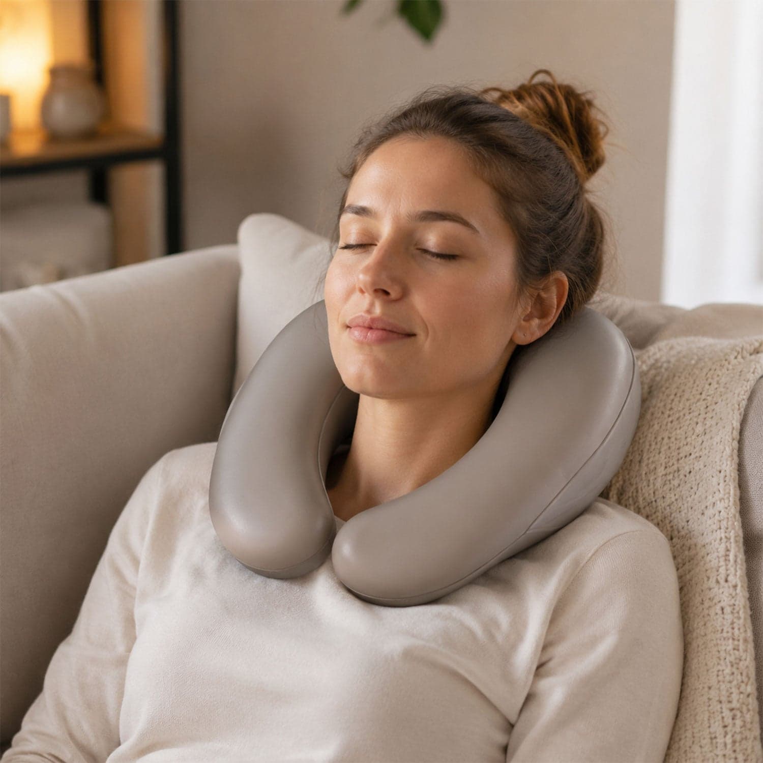U Shape Hot Water Bottle the Neck & Shoulder Pain Relief & Warmth thumbnail 4