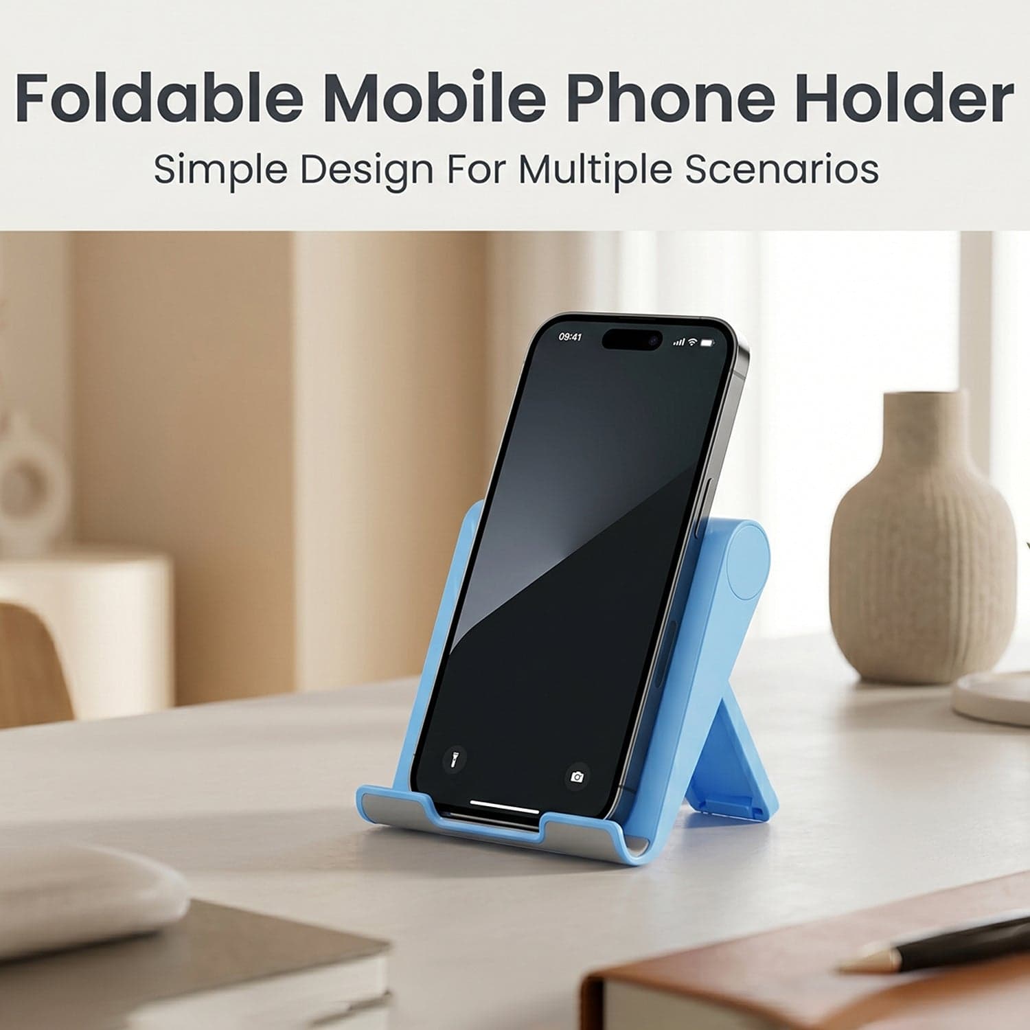 Mobile Phone Stand the Adjustable, Foldable & Portable for Desk Use thumbnail 4