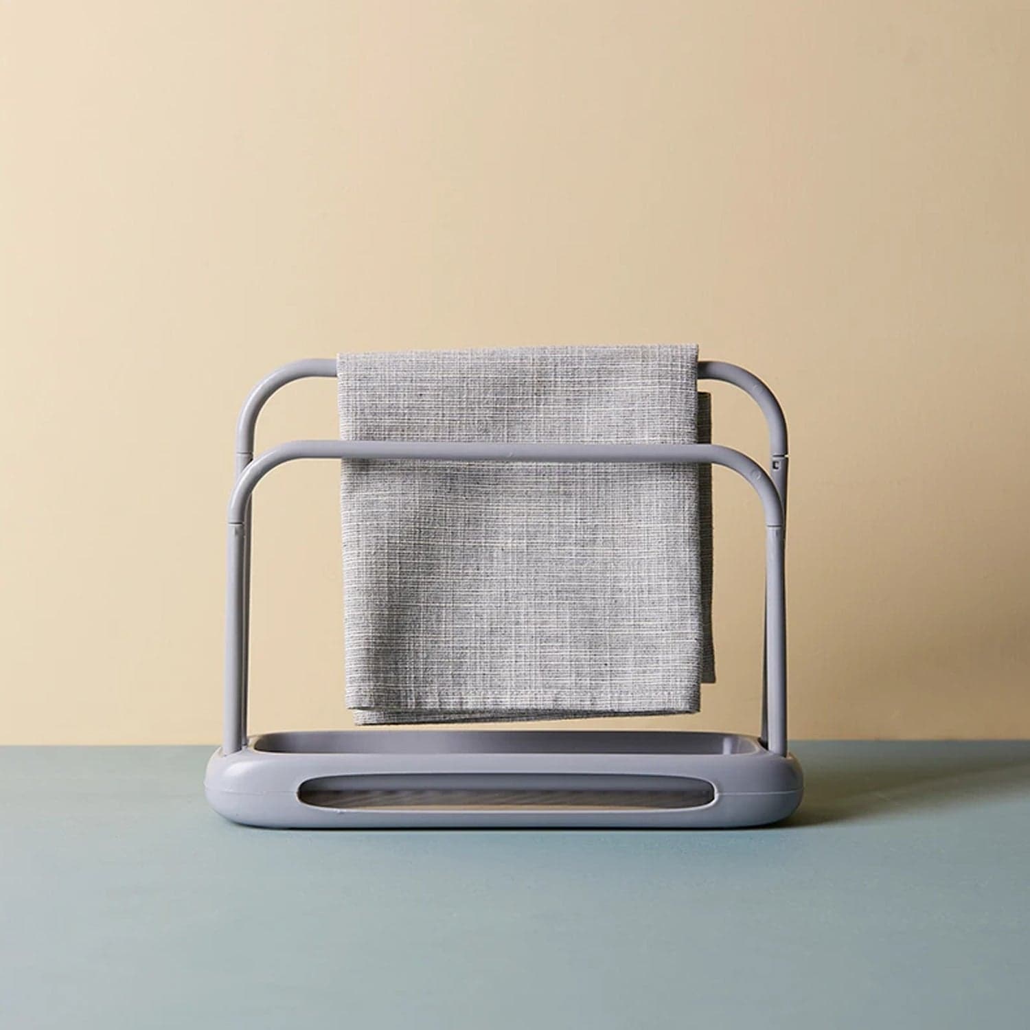 Kitchen Storage Rack for Dish Towels & Cloths (1 Pc, Organizer) thumbnail 7
