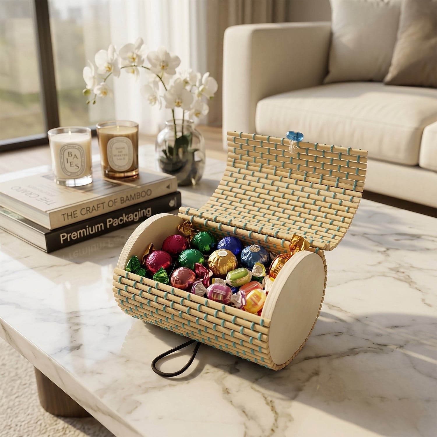 Mini Bamboo Gift Box the Elegant Favor & Treat Container thumbnail 8