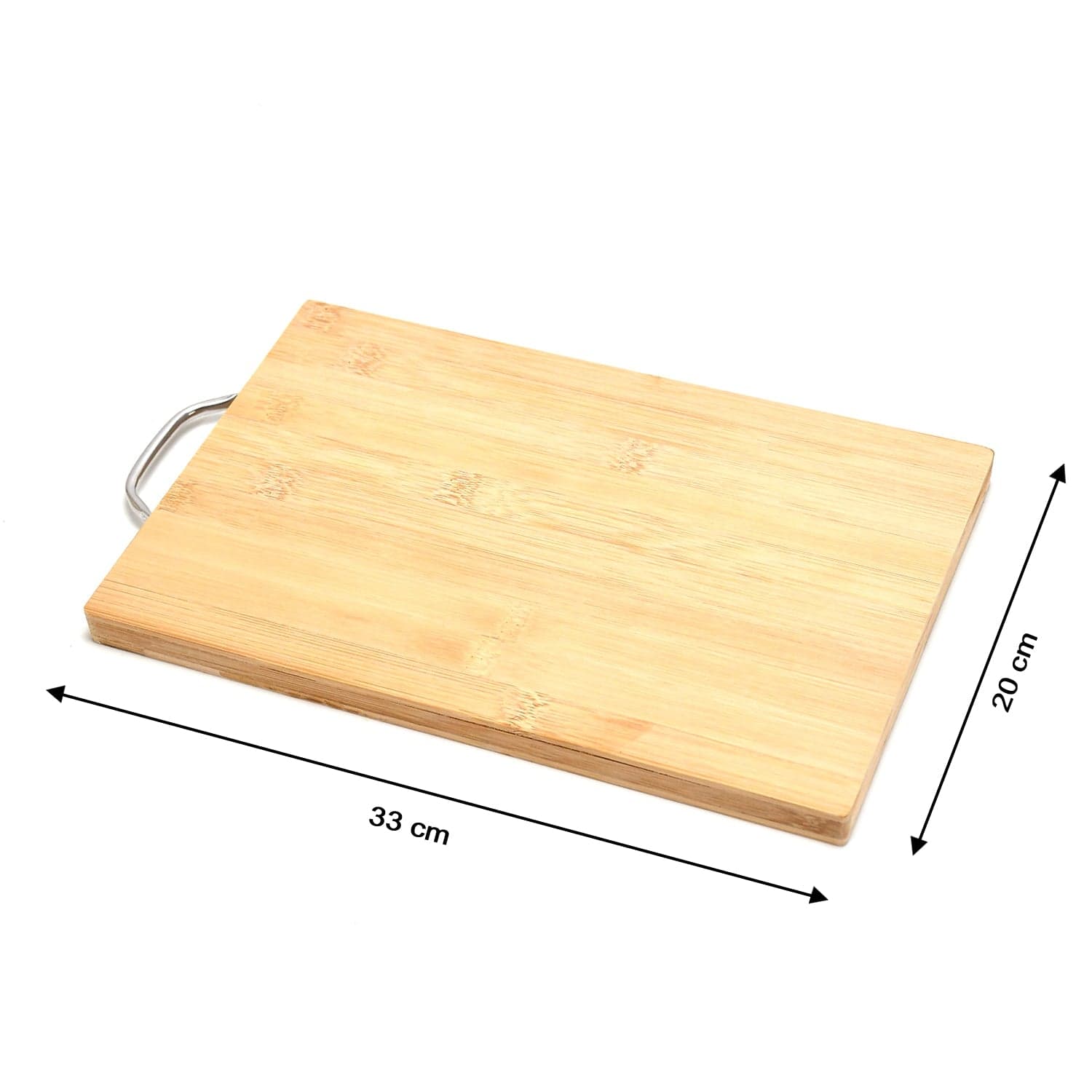 Thick Wooden Bamboo Kitchen Chopping Cutting Slicing Board with Holder for Fruits Vegetables Meat thumbnail 5