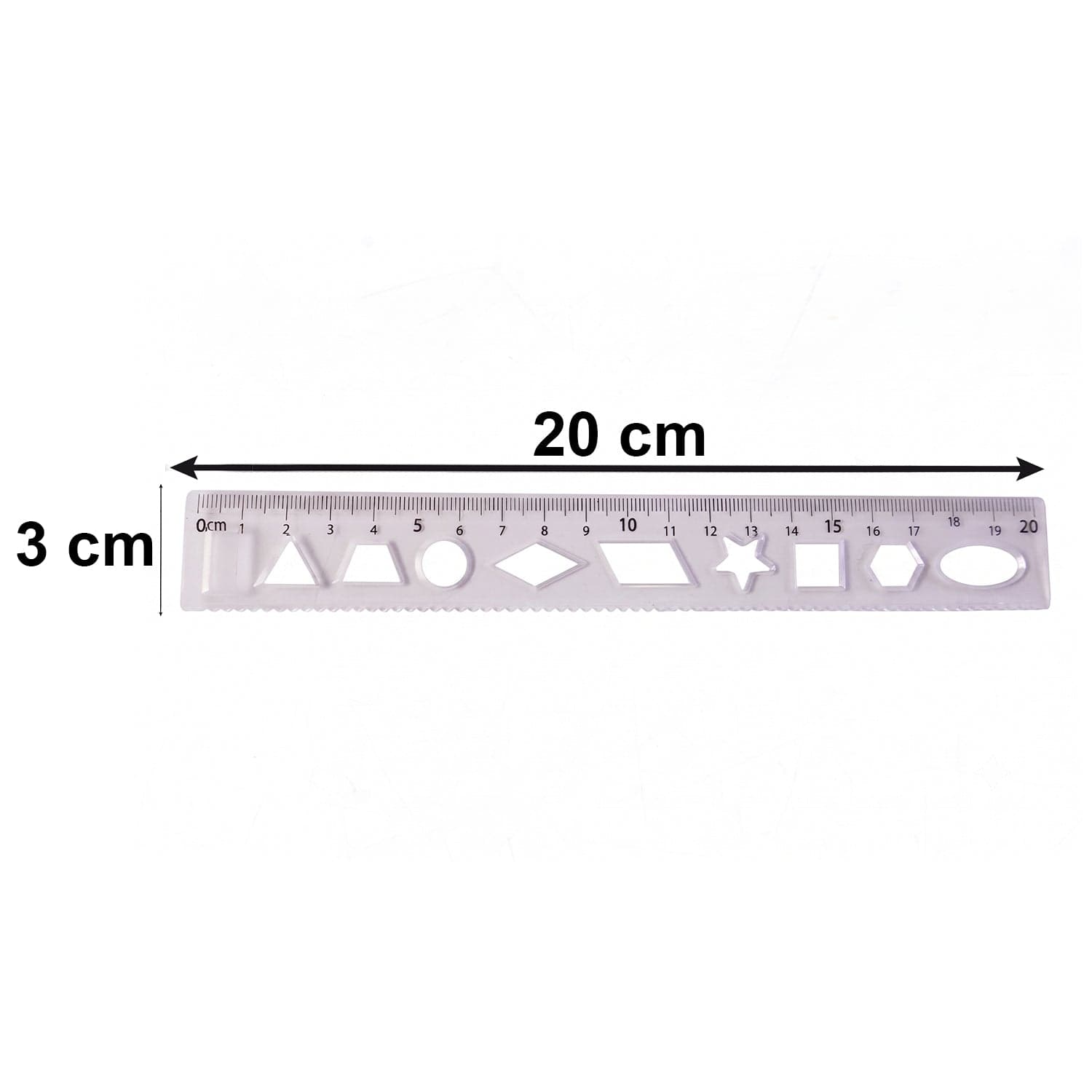 Student Geometry Ruler Set the Accurate 20cm Drawing Tools thumbnail 6