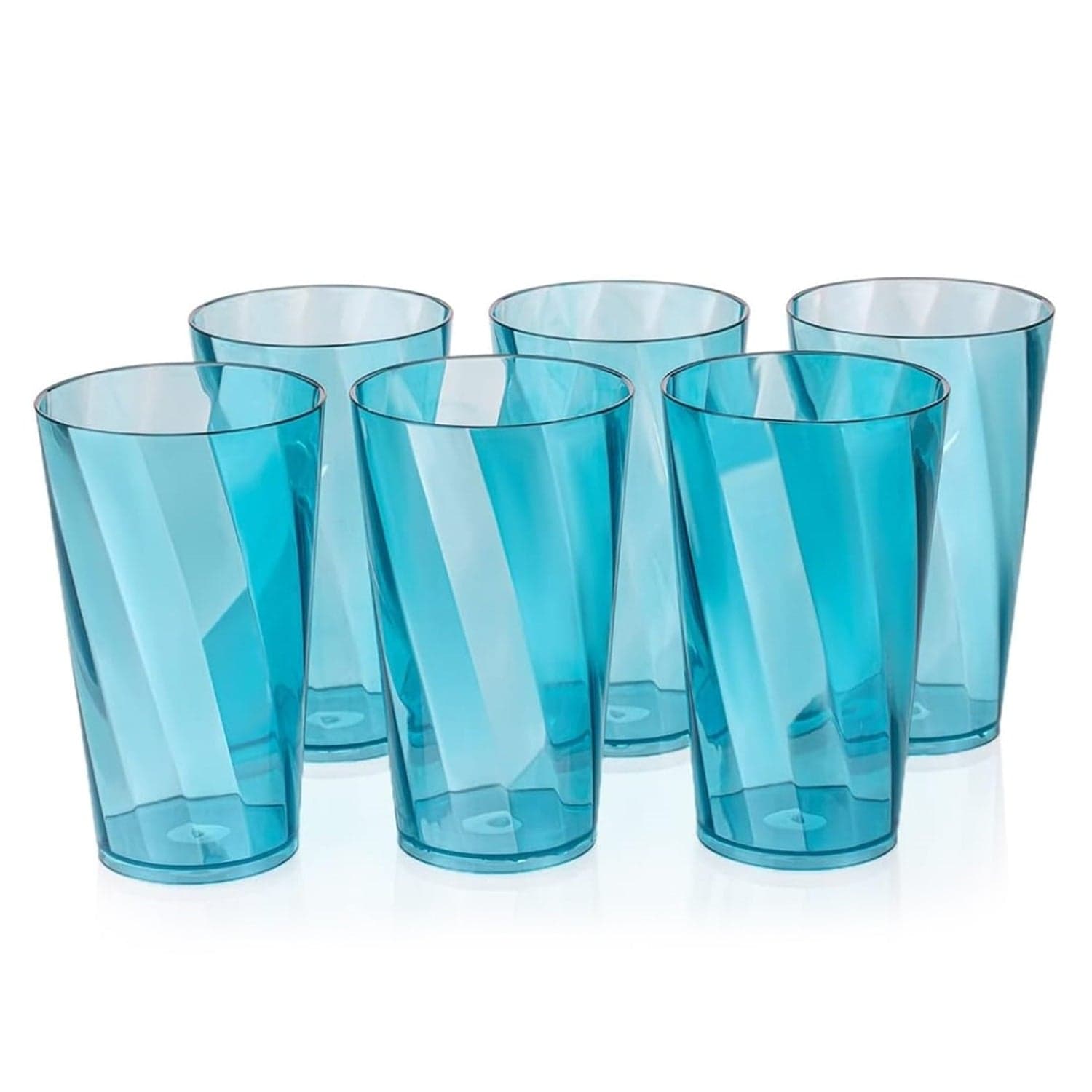 Premium 300ml Transparent Glass Set for Water, Juice & Cocktails (Set of 6) thumbnail 4