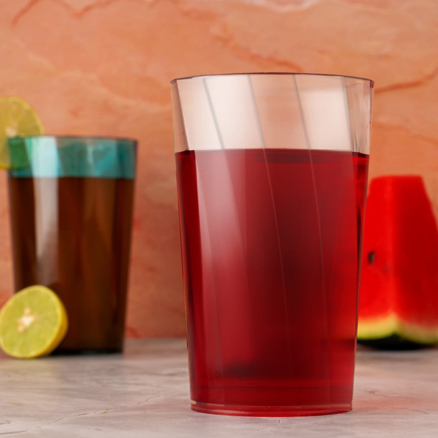 Premium 300ml Transparent Glass Set for Water, Juice & Cocktails (Set of 6) thumbnail 5