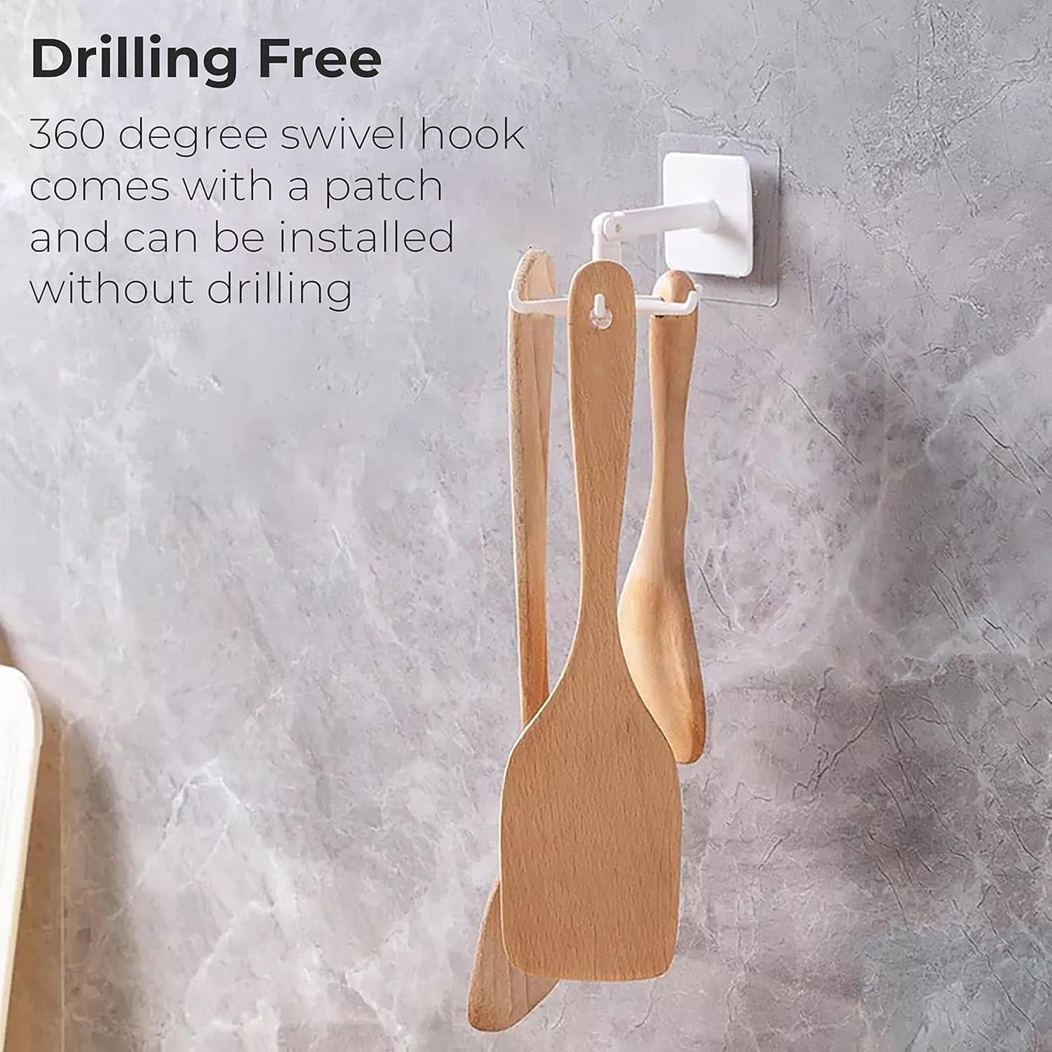 Self Adhesive Wall Hook the Damage-Free, Easy Install & Reusable thumbnail 7