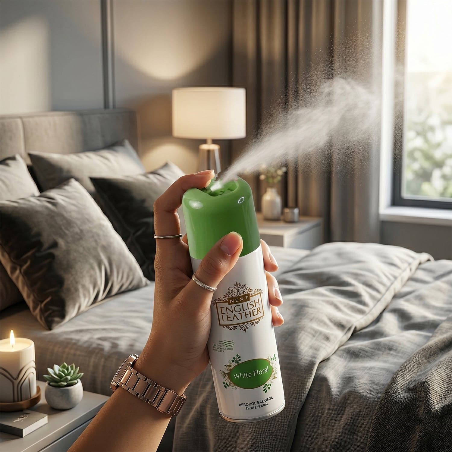 Rajnigandha Air Freshener Spray the Long-lasting White Floral Fragrance thumbnail 3