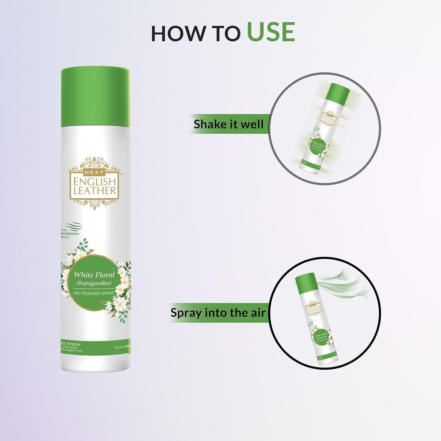 Rajnigandha Air Freshener Spray the Long-lasting White Floral Fragrance thumbnail 7