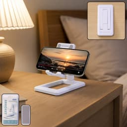 Foldable Plastic Mobile Phone Holder the Adjustable & Portable Stand