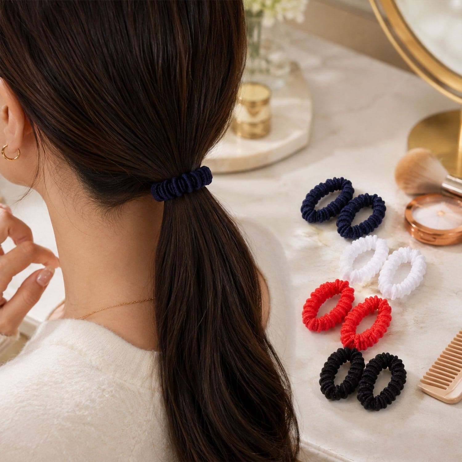 Elastic Hairband Set the Gentle Grip & Vibrant Colors for All-Day Hold thumbnail 7