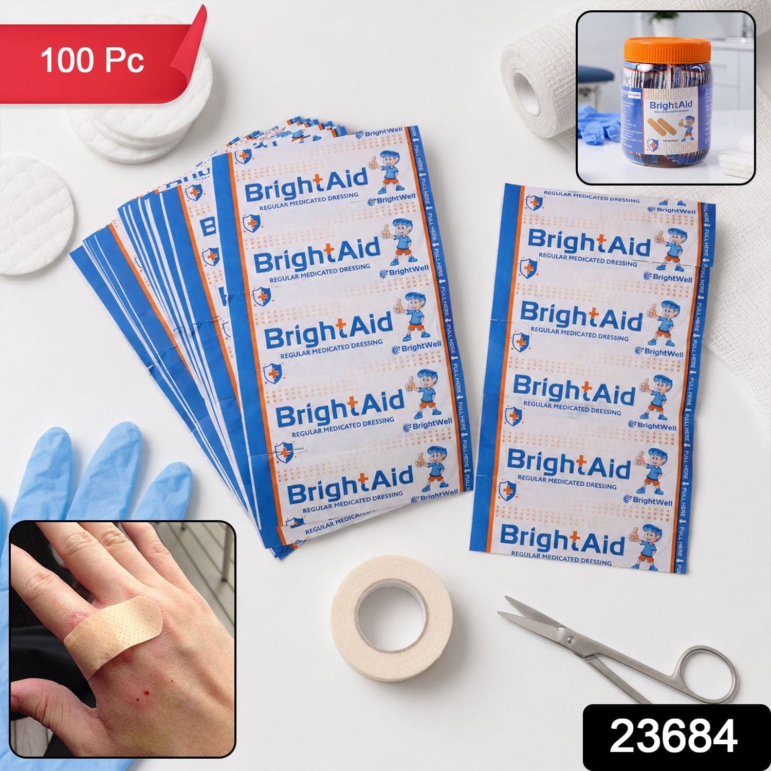 Medicated Adhesive Bandages the Soft, Breathable & Skin-Friendly thumbnail 2