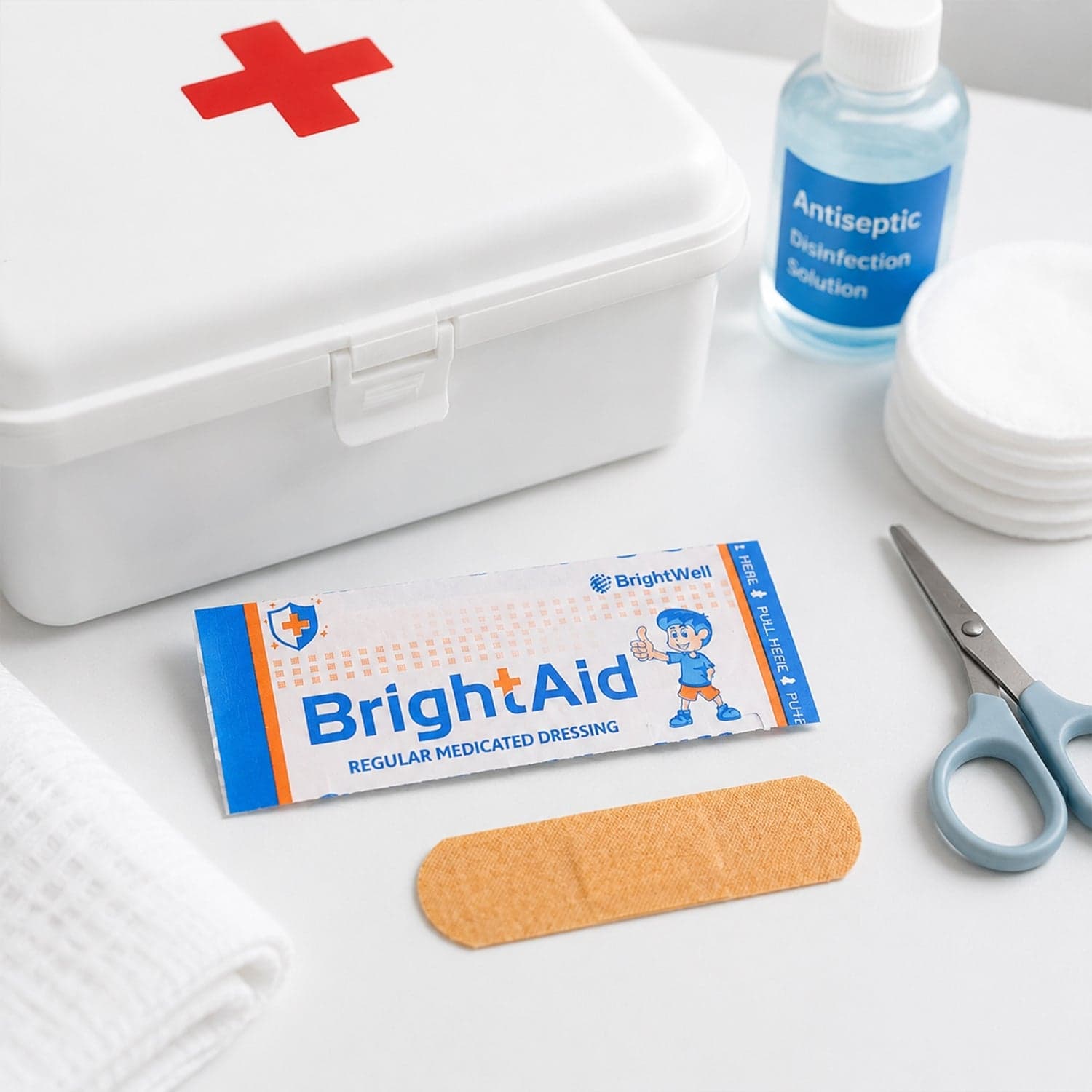 Adhesive Bandages the Medicated Sterile Sheets for Minor Wounds thumbnail 3