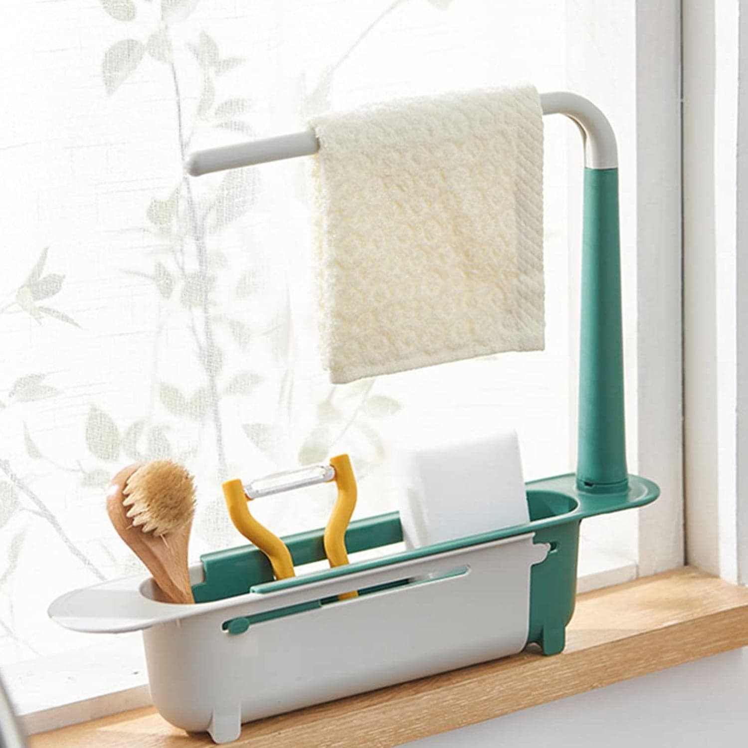 Expandable Kitchen Drying Basket Rack for Kitchen Use (1 Pc) thumbnail 9