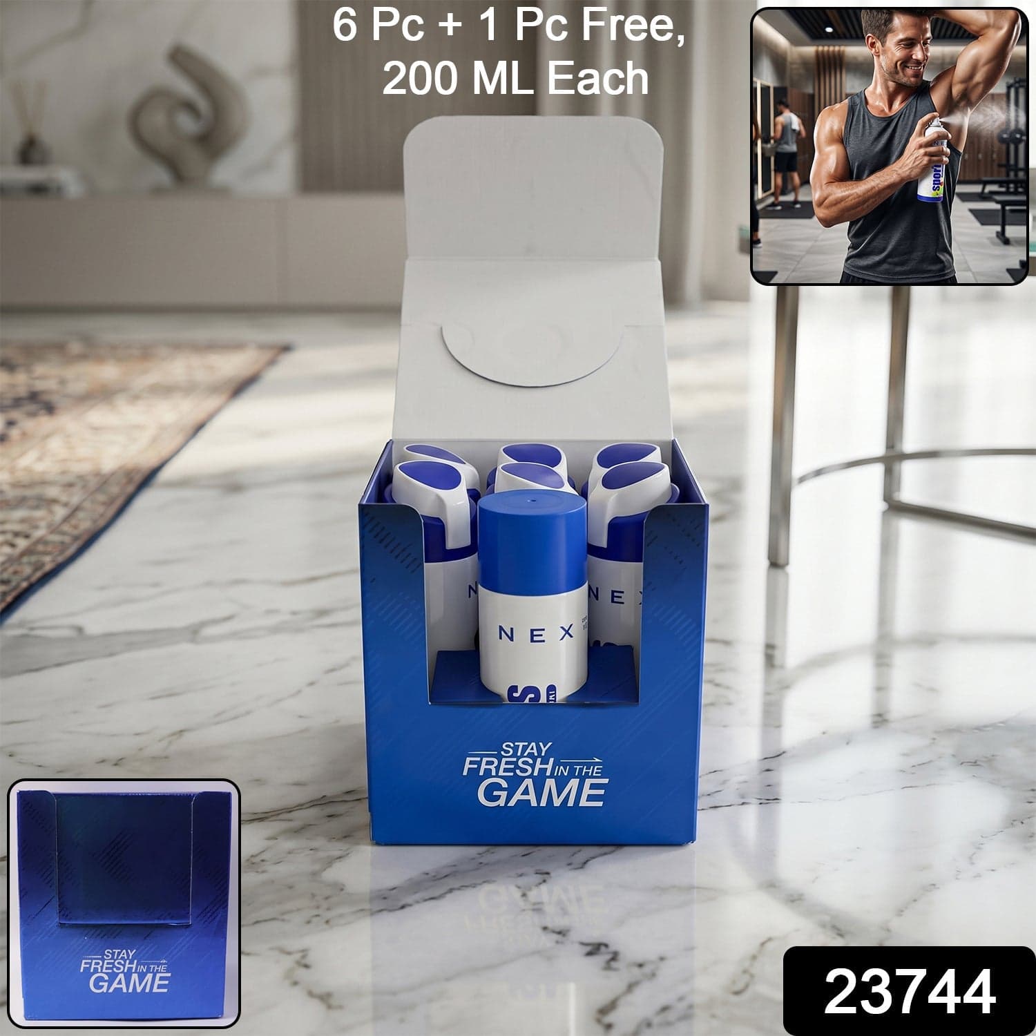 Body Spray Deodorant the Long Lasting Sport Fragrance for Men thumbnail 2