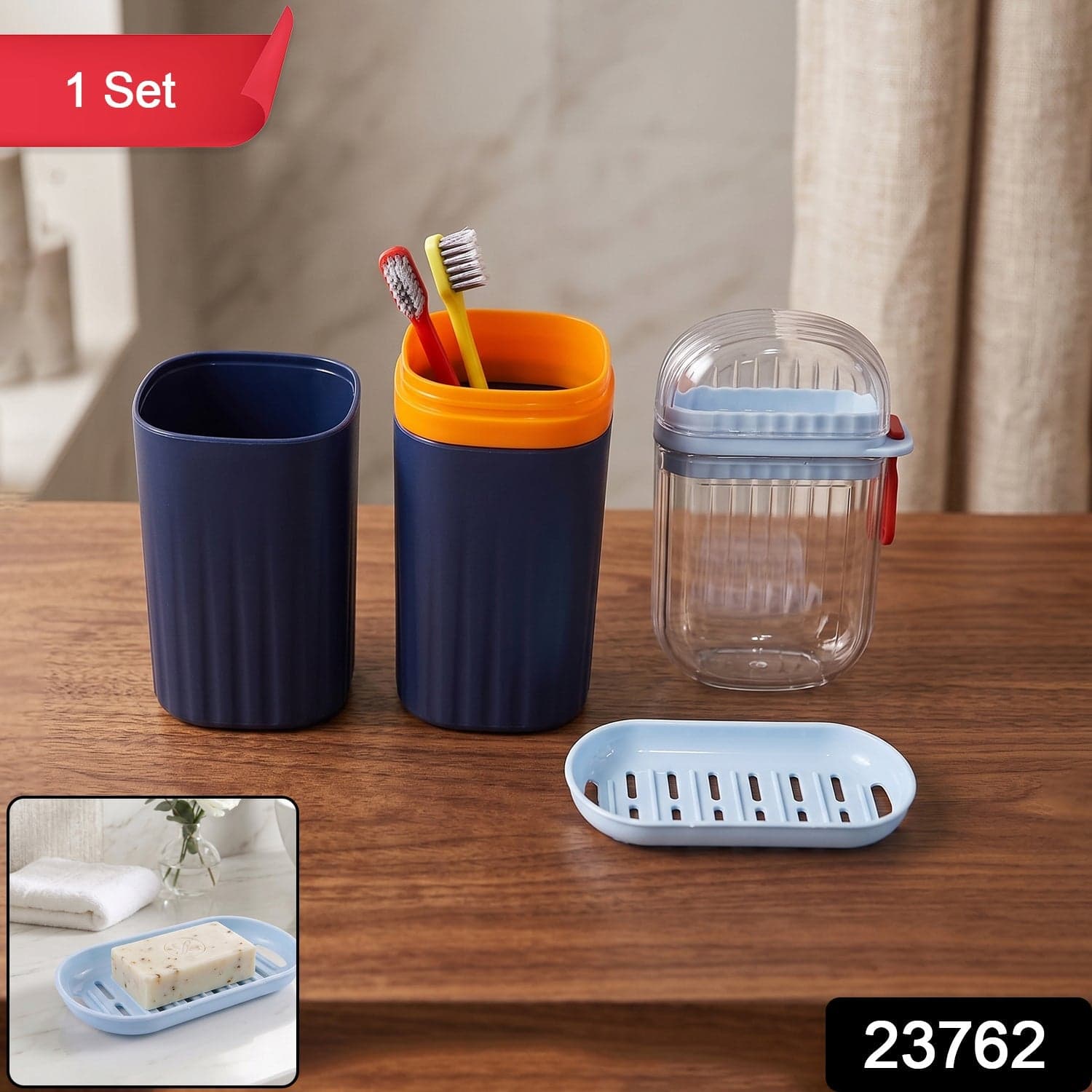 Bathroom Accessories Combo Set the Stylish & Travel-Friendly Organisation thumbnail 2