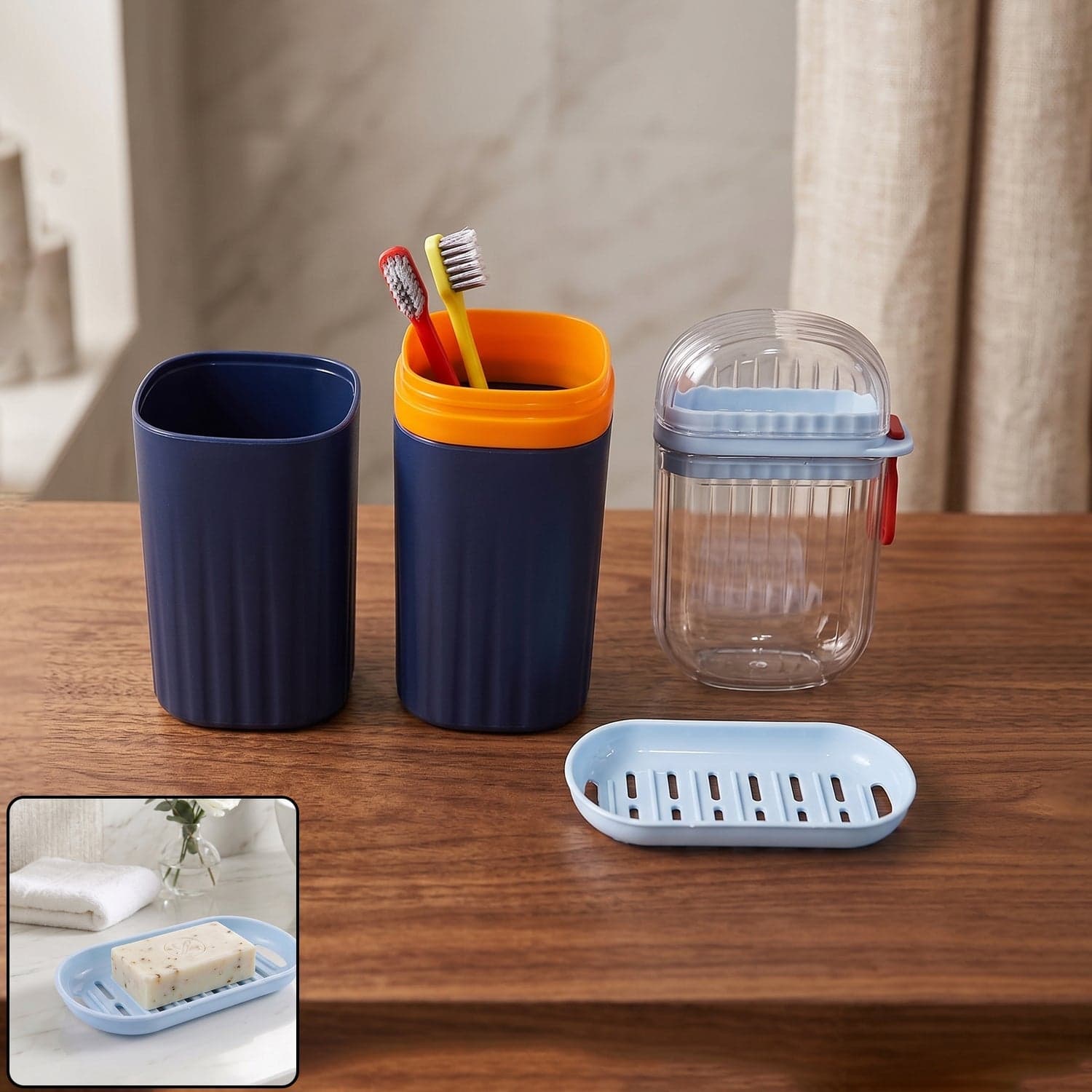 Bathroom Accessories Combo Set the Stylish & Travel-Friendly Organisation thumbnail 3