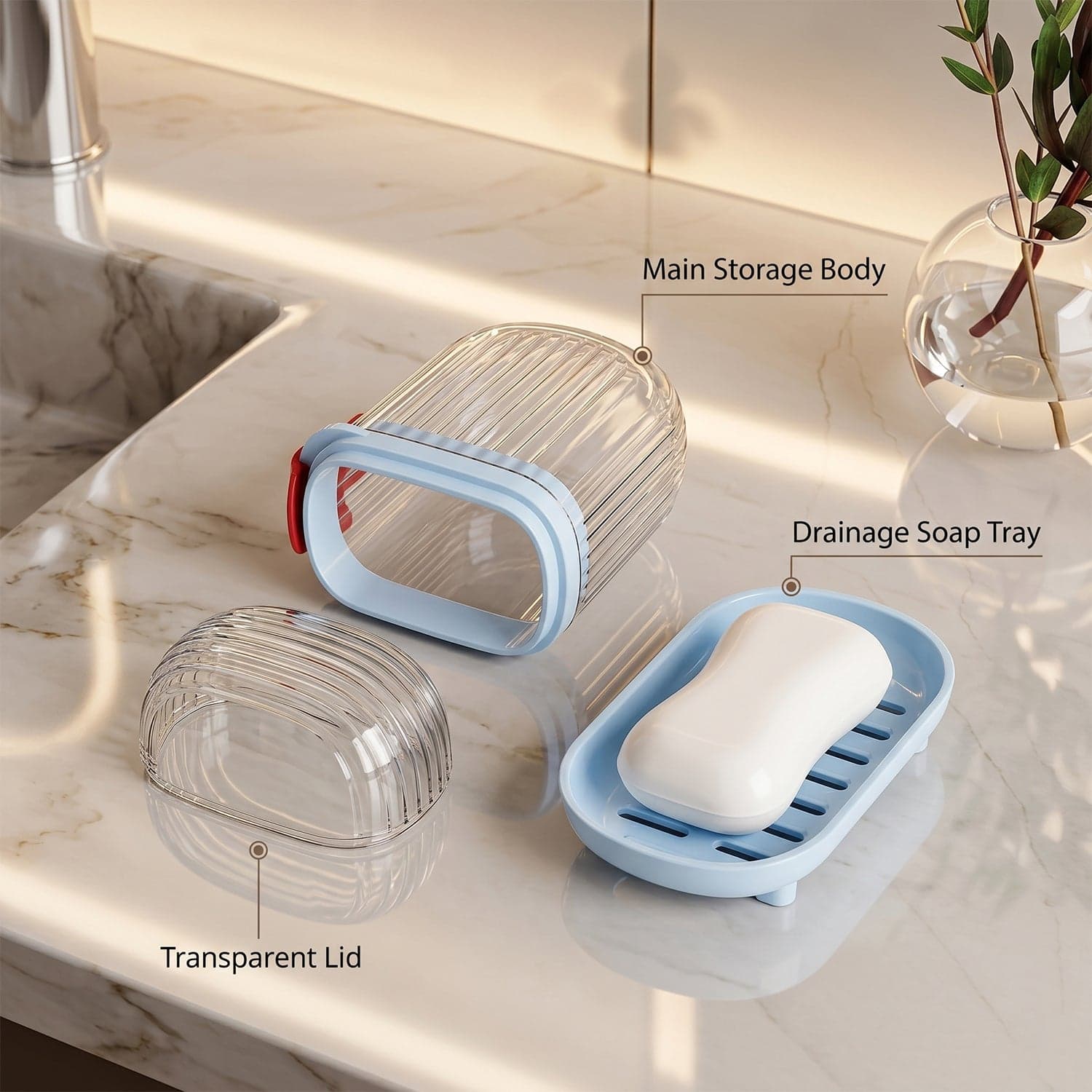 Bathroom Accessories Combo Set the Stylish & Travel-Friendly Organisation thumbnail 4