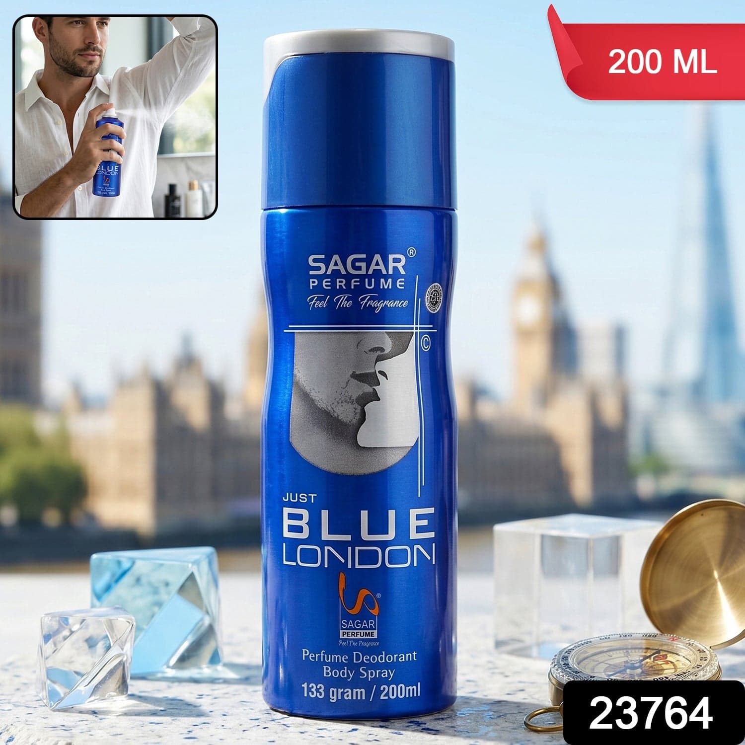 Men's Long Lasting Perfume Body Spray the Daily Freshness and Confidence thumbnail 2