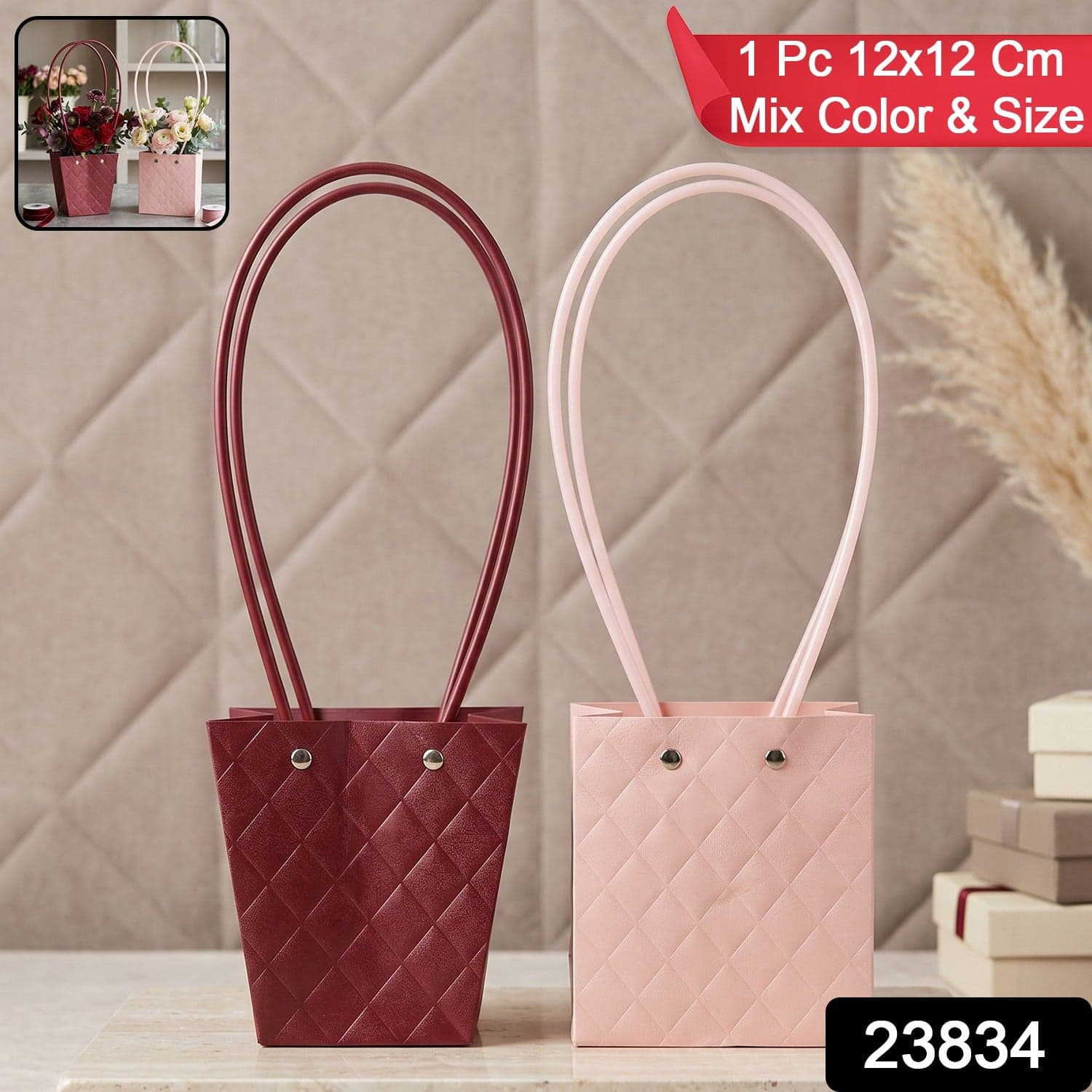 Foldable Flower Packaging Bag the Elegant & Water-Resistant Design thumbnail 2