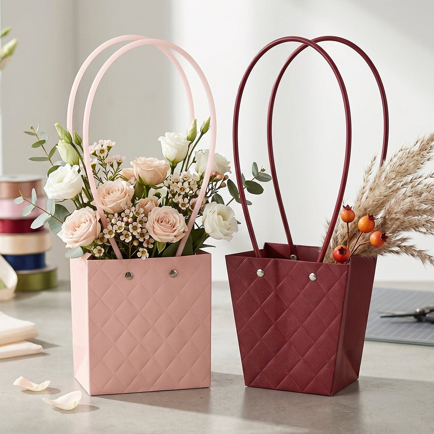 Foldable Flower Packaging Bag the Elegant & Water-Resistant Design thumbnail 4