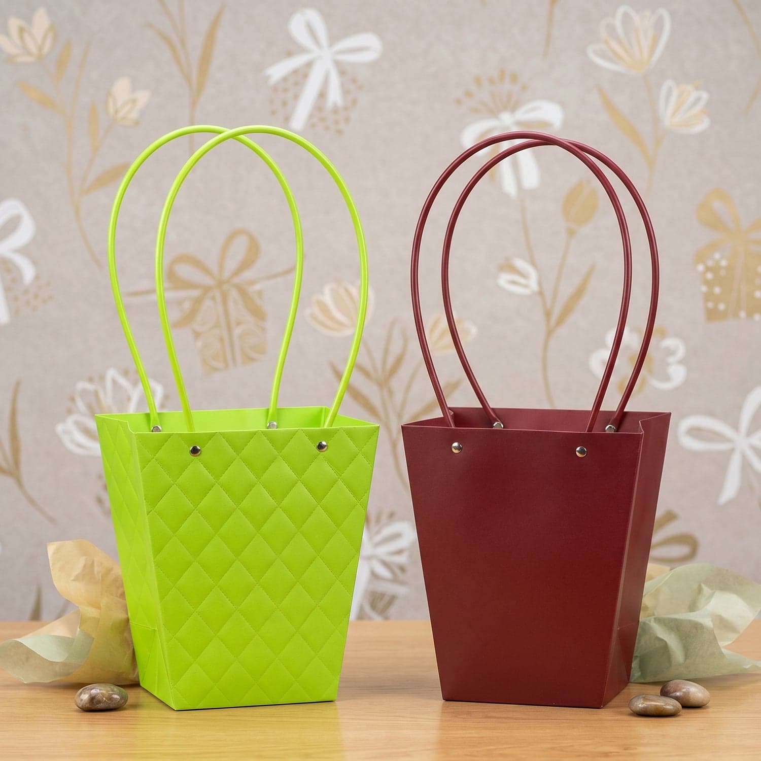 Flower Packaging Bag the Reusable Waterproof Gift Carrier for Bouquets thumbnail 4