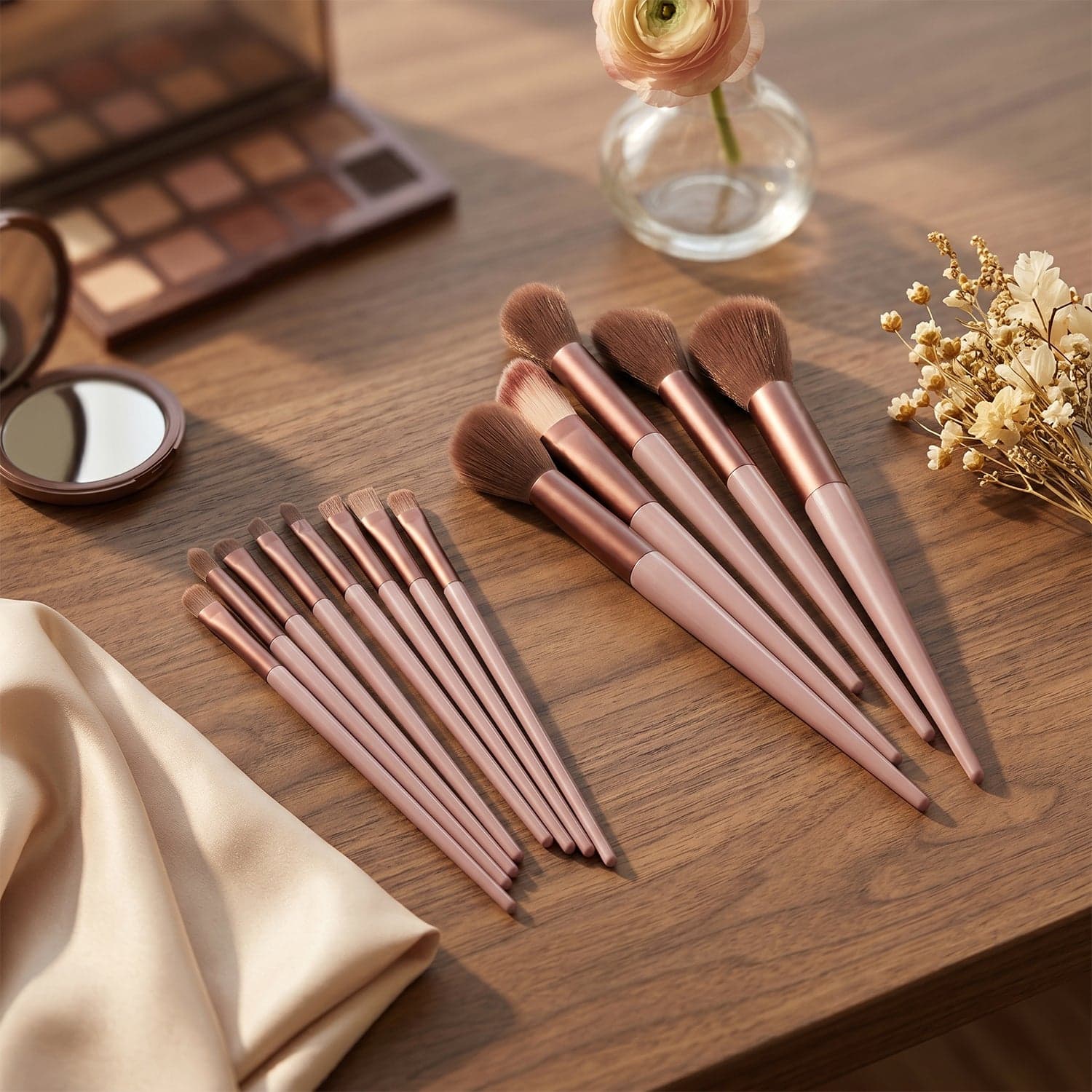 Professional Makeup Brush Set the Complete 13-Piece Collection with Pouch thumbnail 7