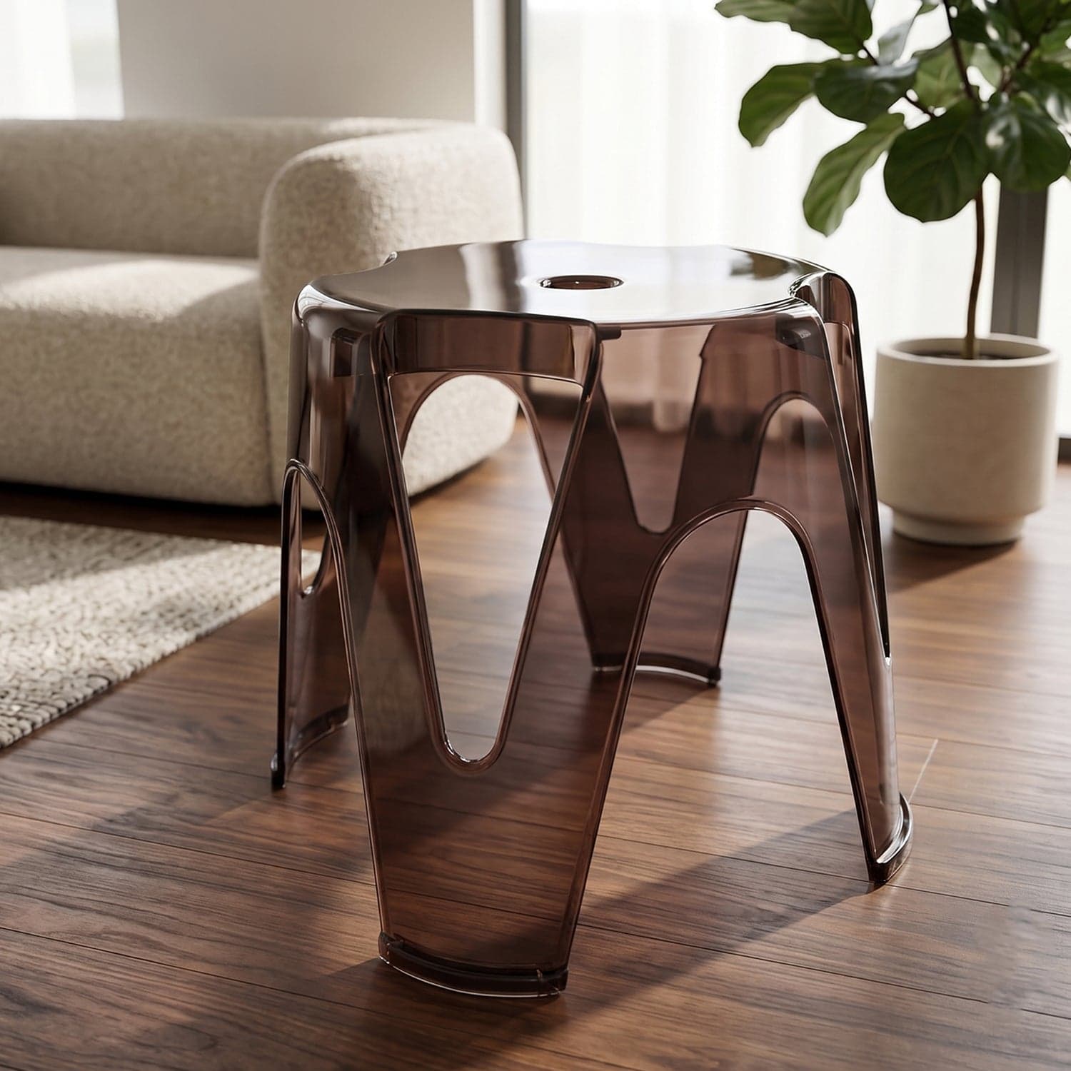 Plastic Sitting Stool the Lightweight & Multipurpose Design for Home & Outdoor thumbnail 3