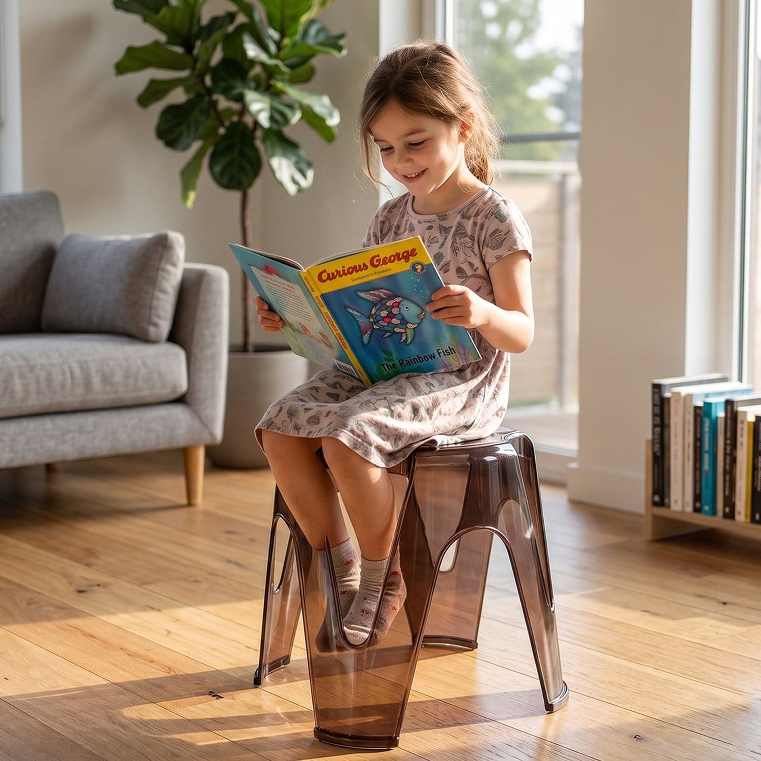 Plastic Sitting Stool the Lightweight & Multipurpose Design for Home & Outdoor thumbnail 4