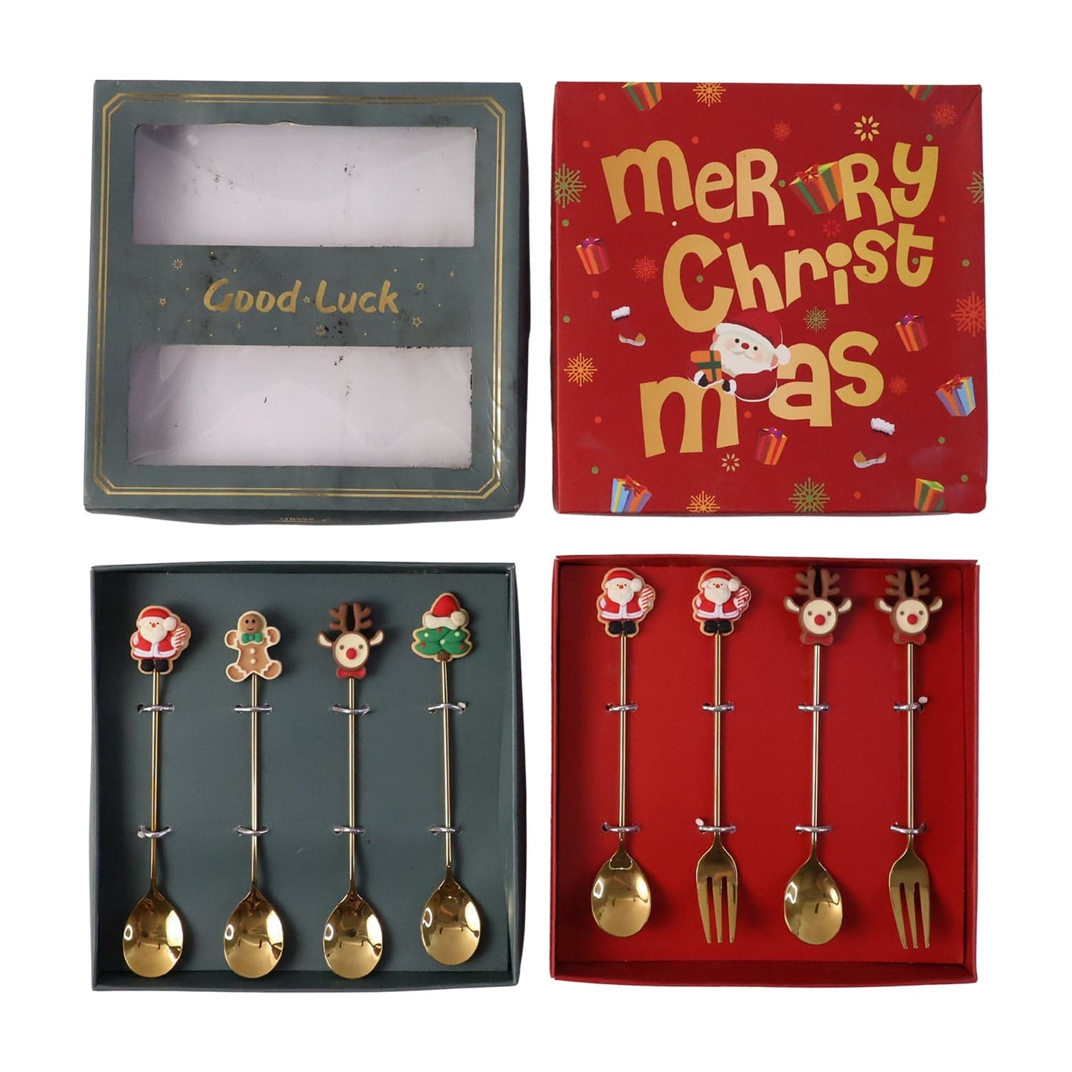 Mix Golden Cartoon Spoon Set the Stylish & Durable Tableware thumbnail 4