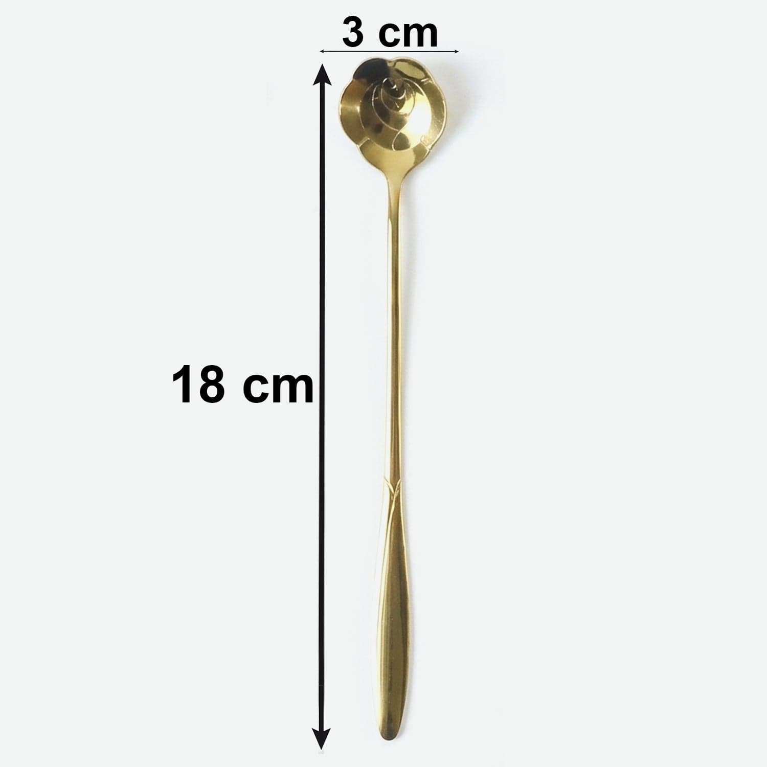 Mini Golden Serving Spoon Set the Elegant Stainless Steel Design thumbnail 6