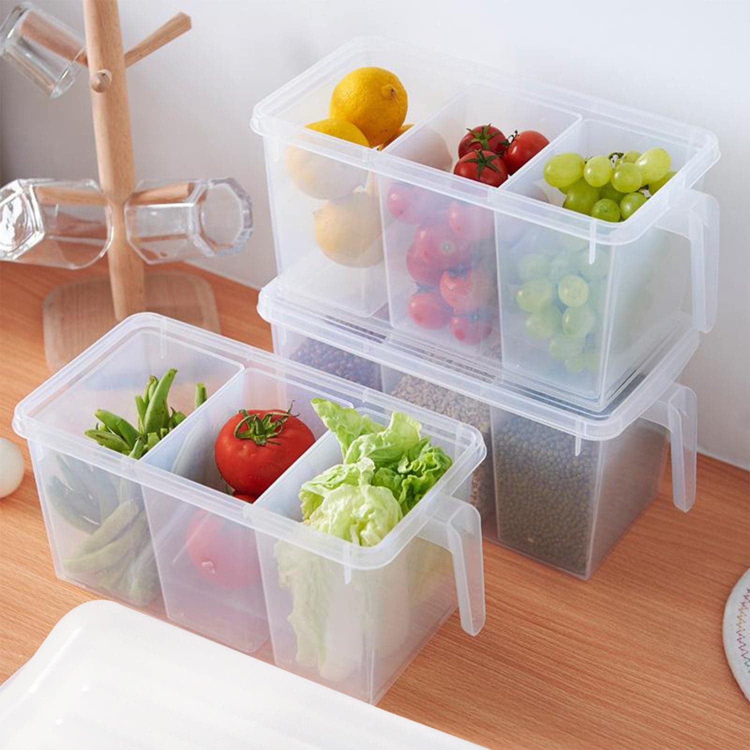 Refrigerator Organizer Fresh-Keeping Box Case Kitchen Storage Box thumbnail 1