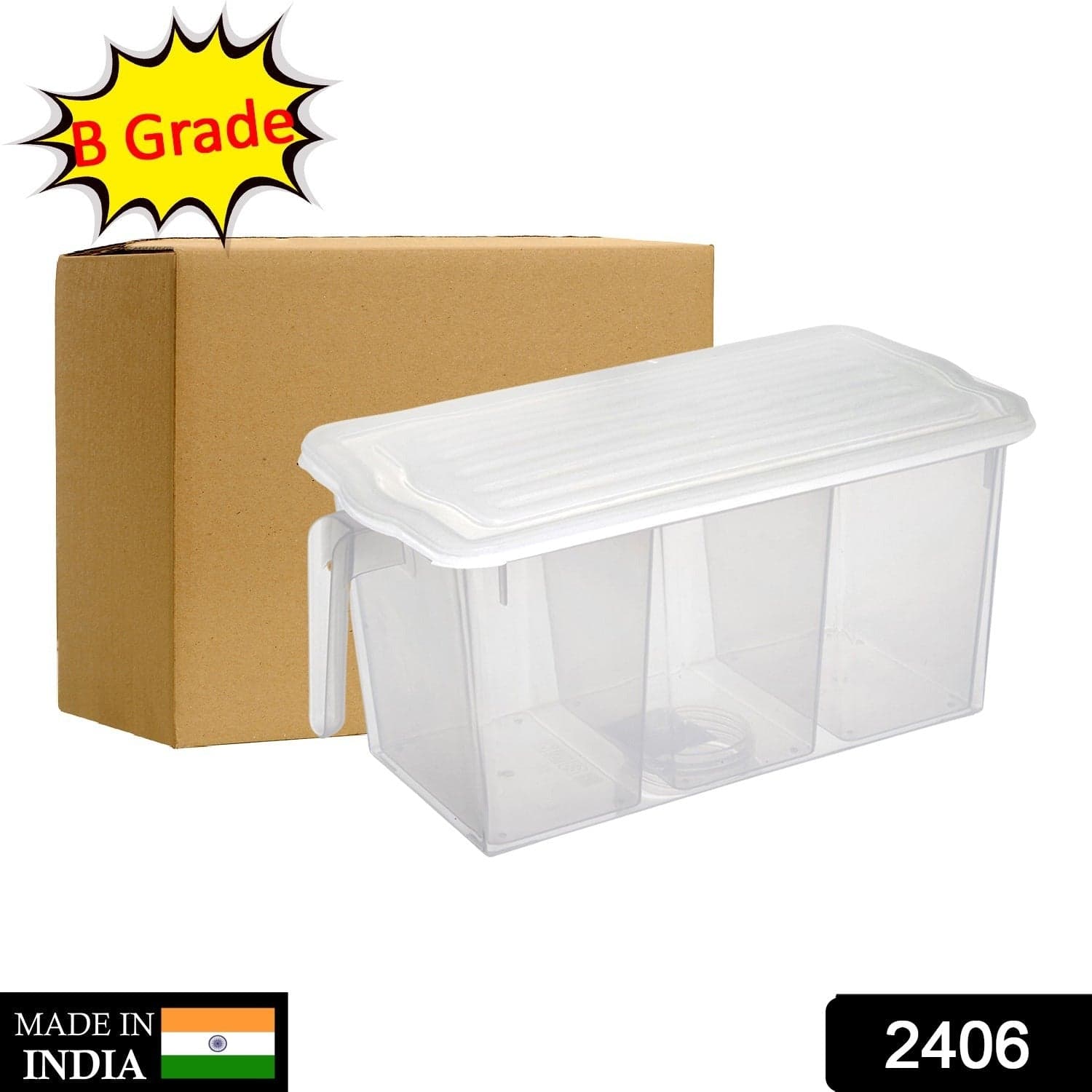 Refrigerator Organizer Fresh-Keeping Box Case Kitchen Storage Box thumbnail 2