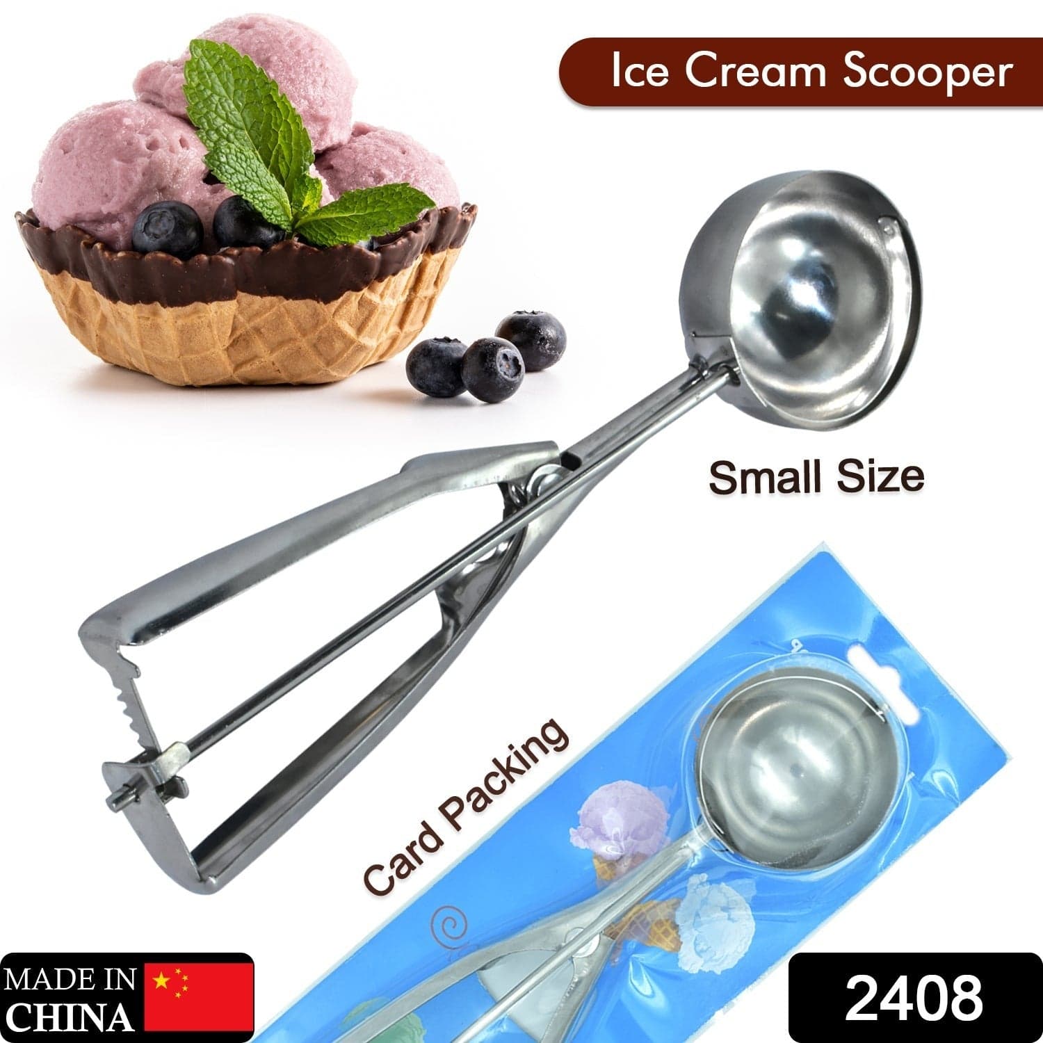 Premium Ice Cream Scoop with Easy Release thumbnail 2