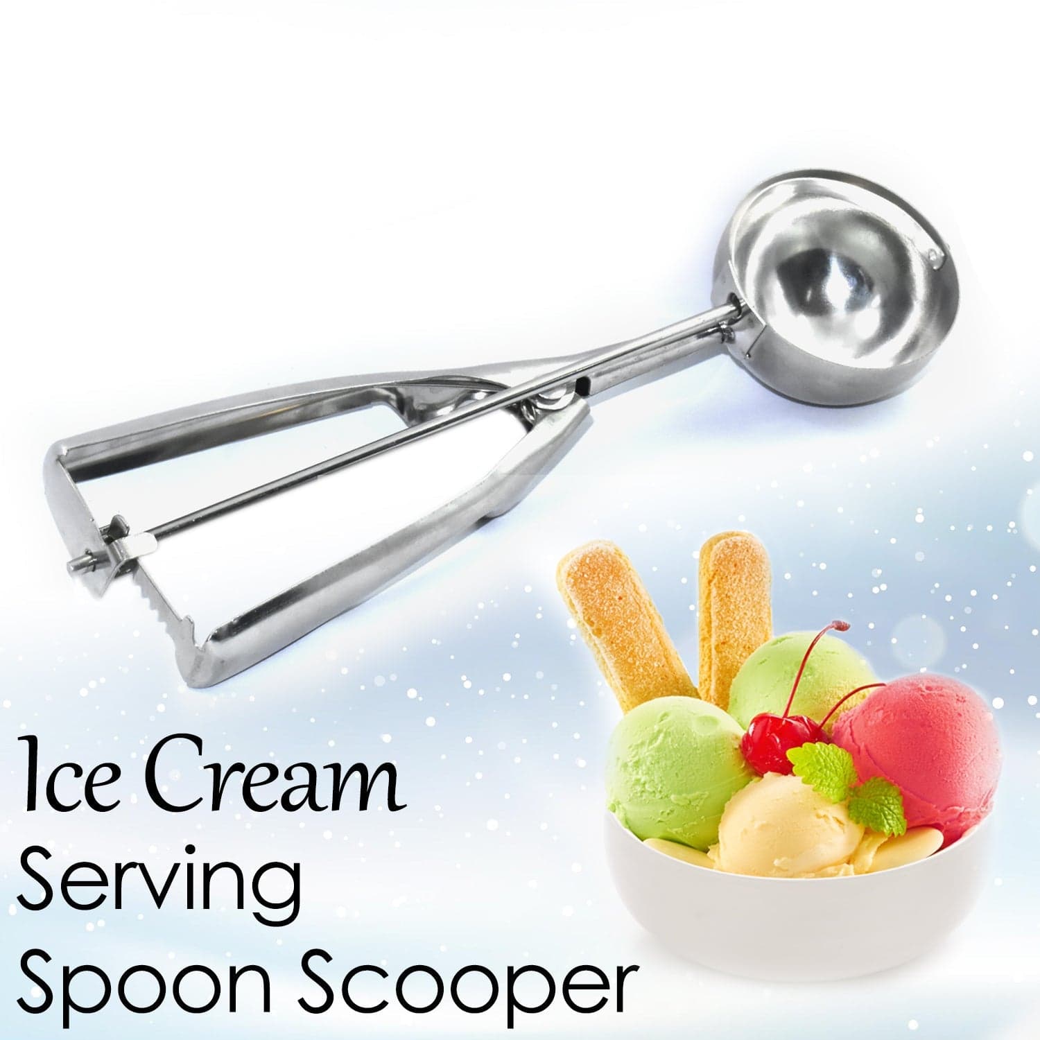 Premium Ice Cream Scoop with Easy Release thumbnail 7