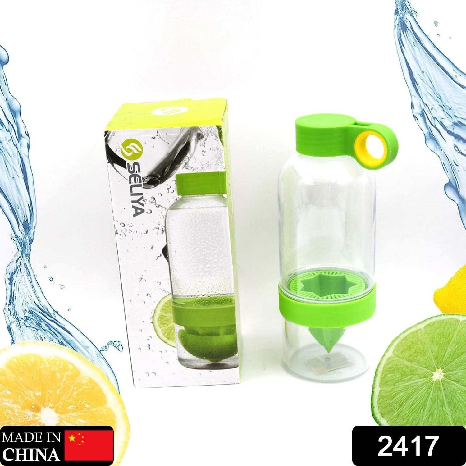 Citrus Zinger Fruit Infuser Water Bottle, Sports Duo Citrus Kid Zinger Juice Water Bottle thumbnail 2