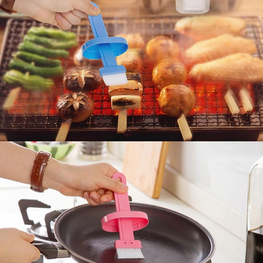 Multi-Purpose Durable Plastic Spatula with Holder (Pack of 1) thumbnail 5