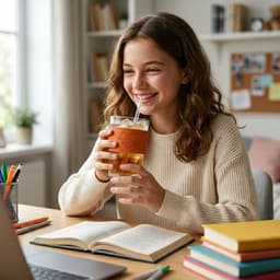 Glass Drinking Tumbler the Spill-Resistant Lid & Elegant Design